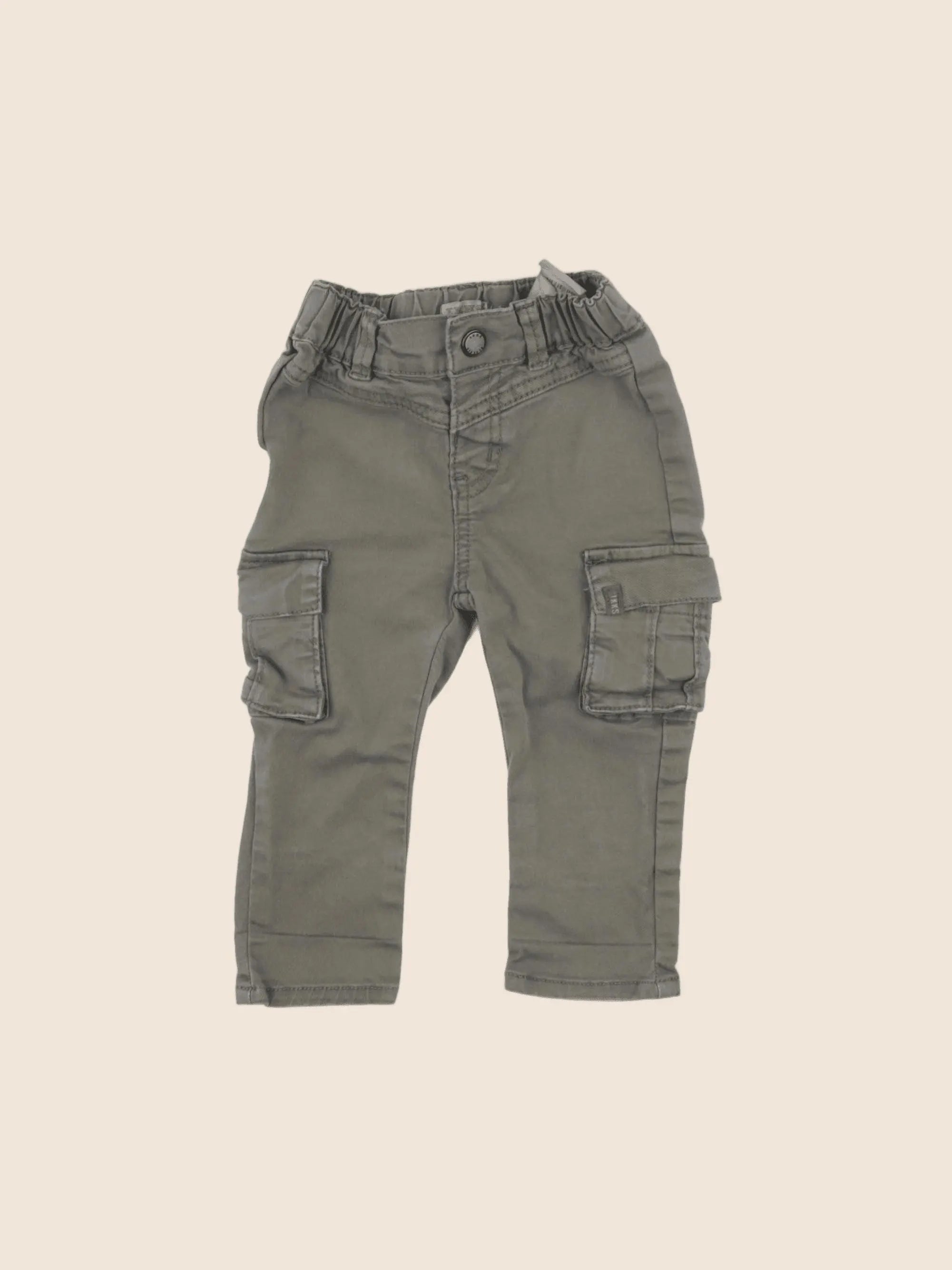 IKKS - pantalon vert - 12 mois