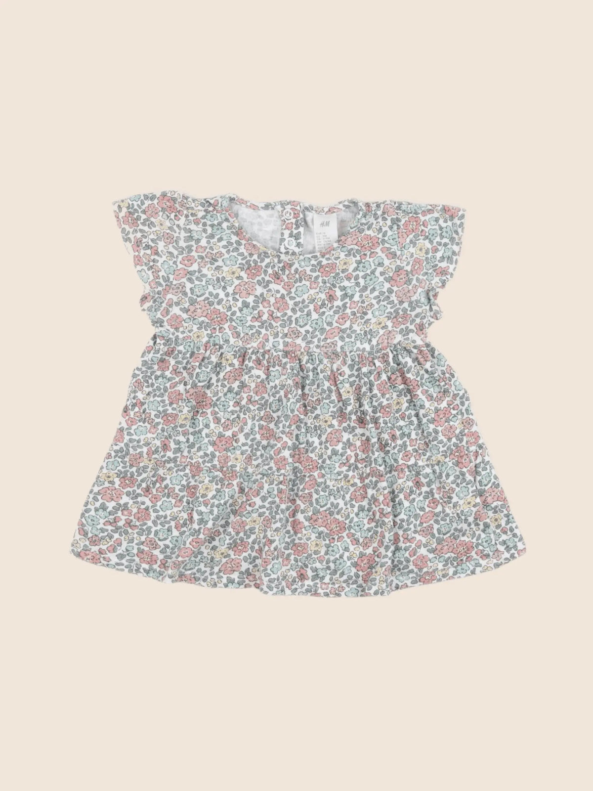 H&M - robe multicolore - 6/9 mois