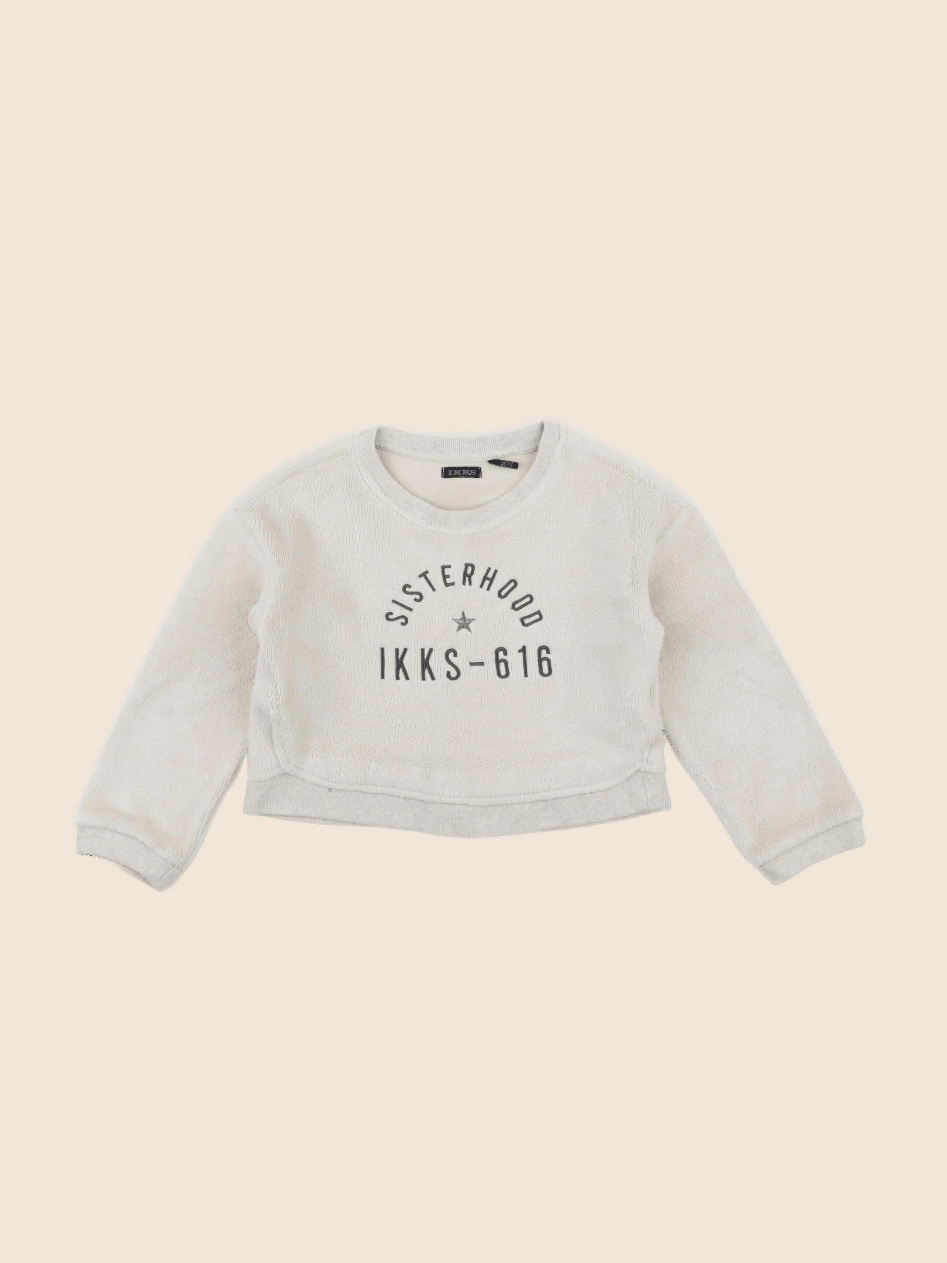 IKKS - sweat beige - 5 ans