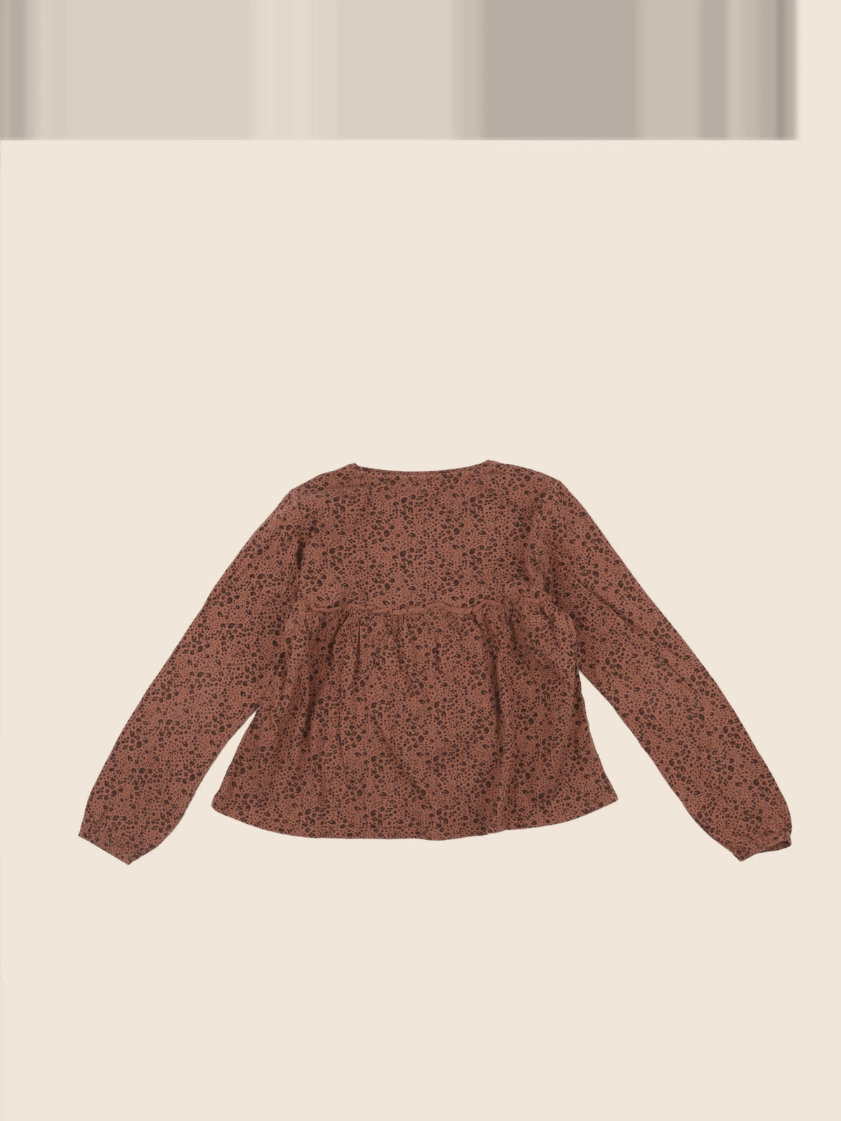 Vertbaudet - tee-shirt marron - 10 ans