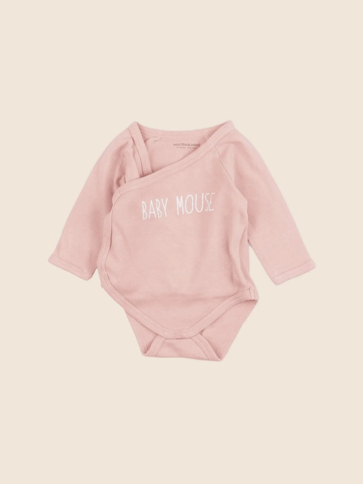Vertbaudet - body rose - 3 mois