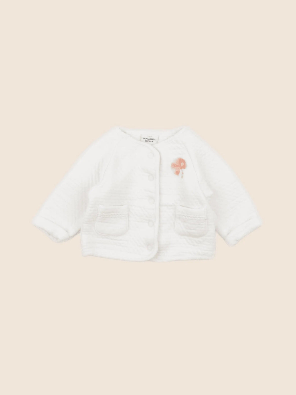 Tape à l'oeil - gilet rose - 3 mois