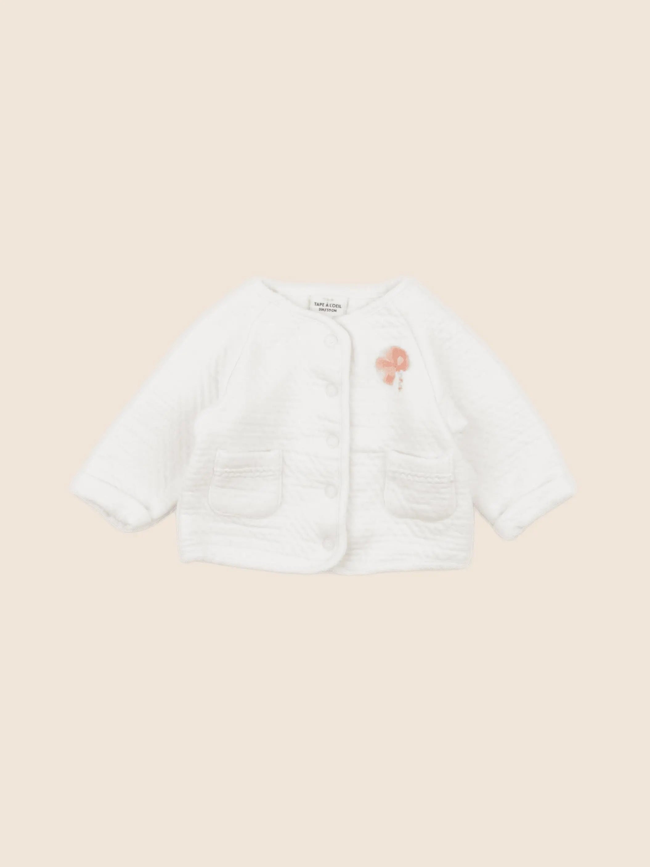 Tape à l'oeil - gilet rose - 3 mois