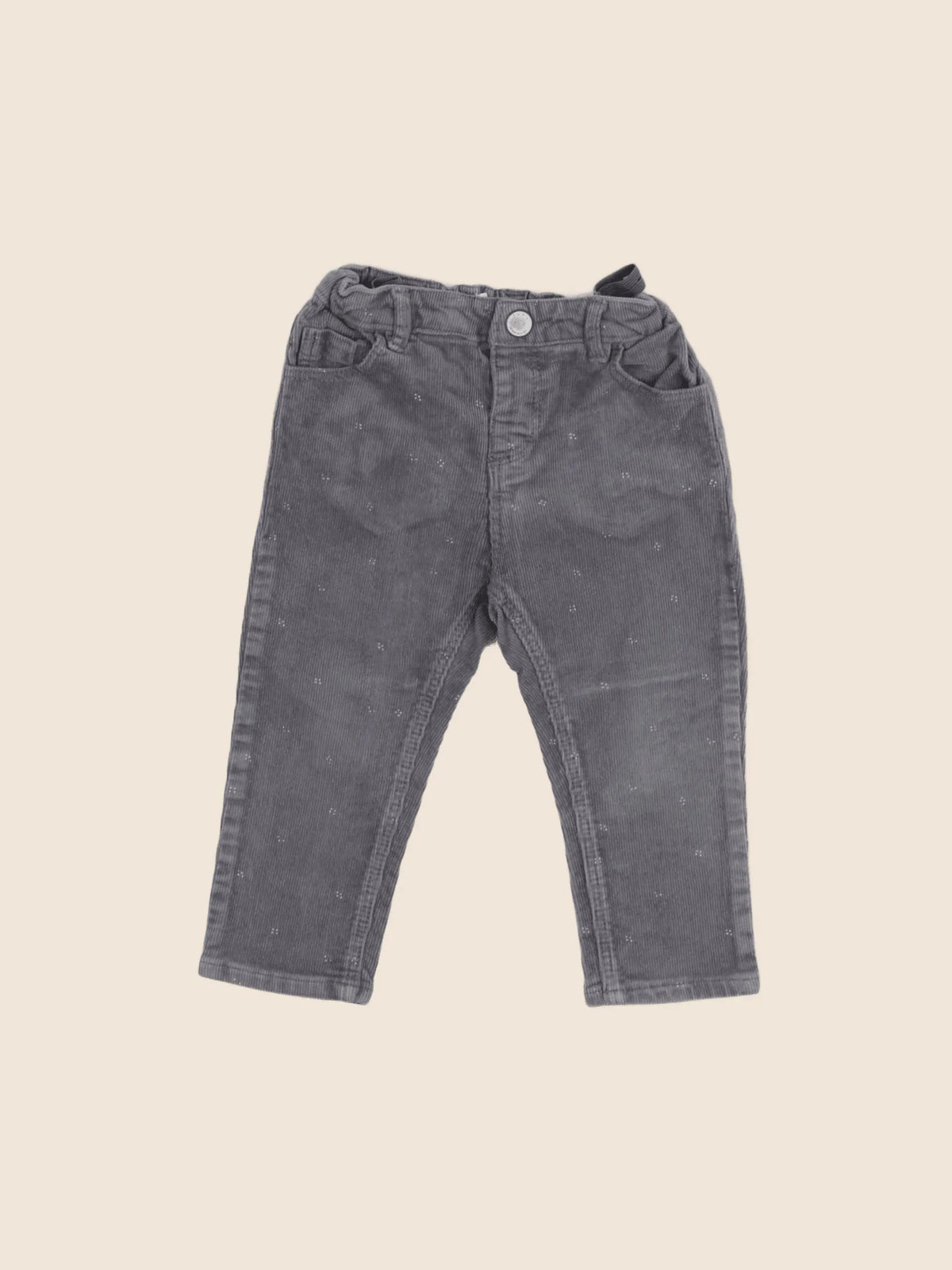 Zara - pantalon gris - 12/18 mois