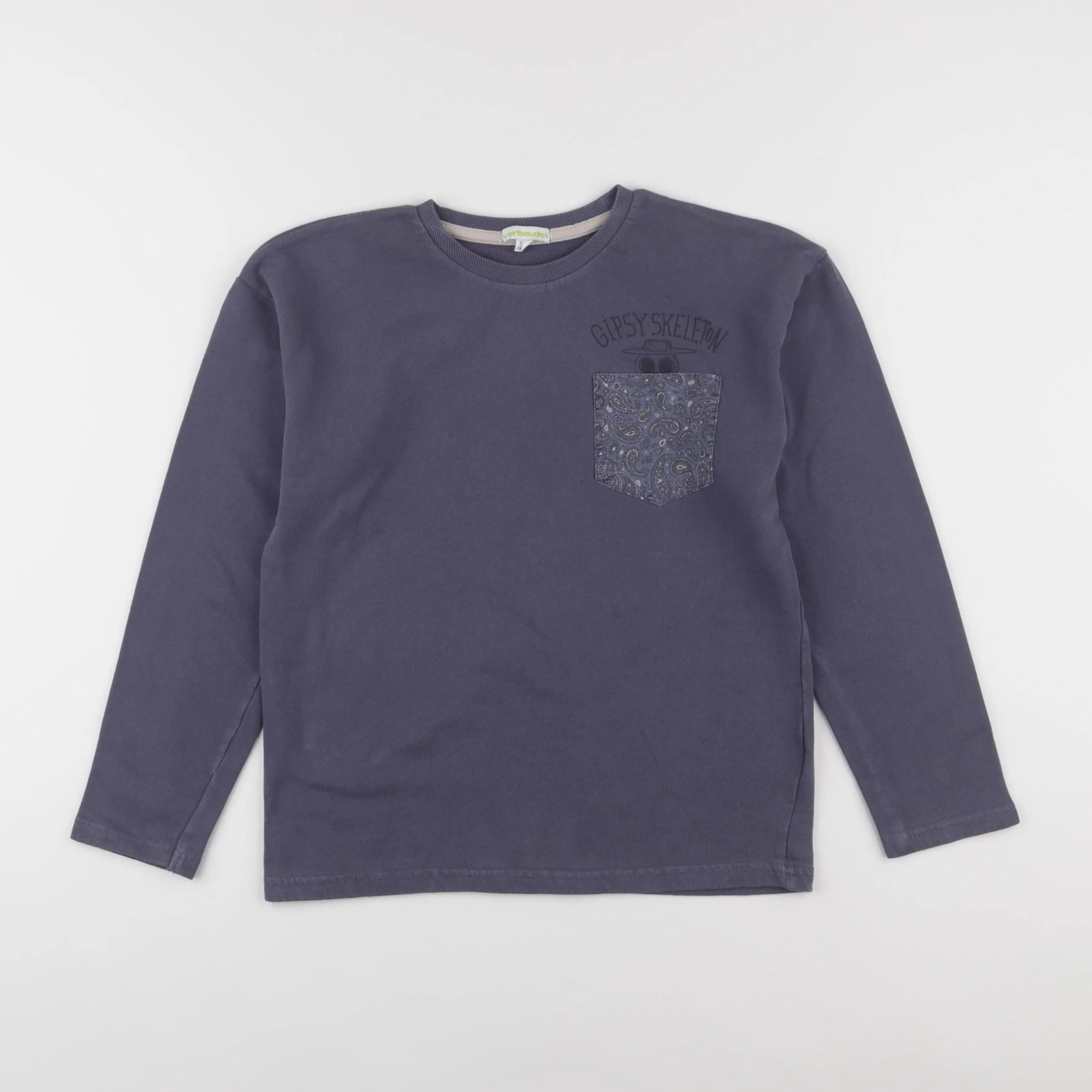 Vertbaudet - sweat bleu - 12 ans