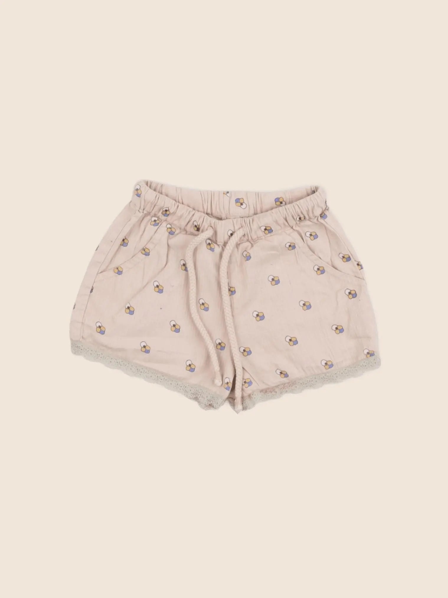 Monoprix - short rose - 6/9 mois