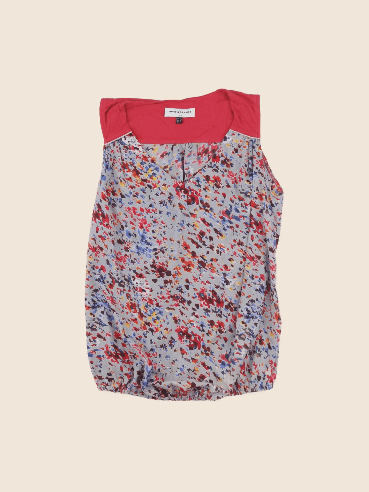 Envie de fraise - blouse grossesse gris - 34 à 36