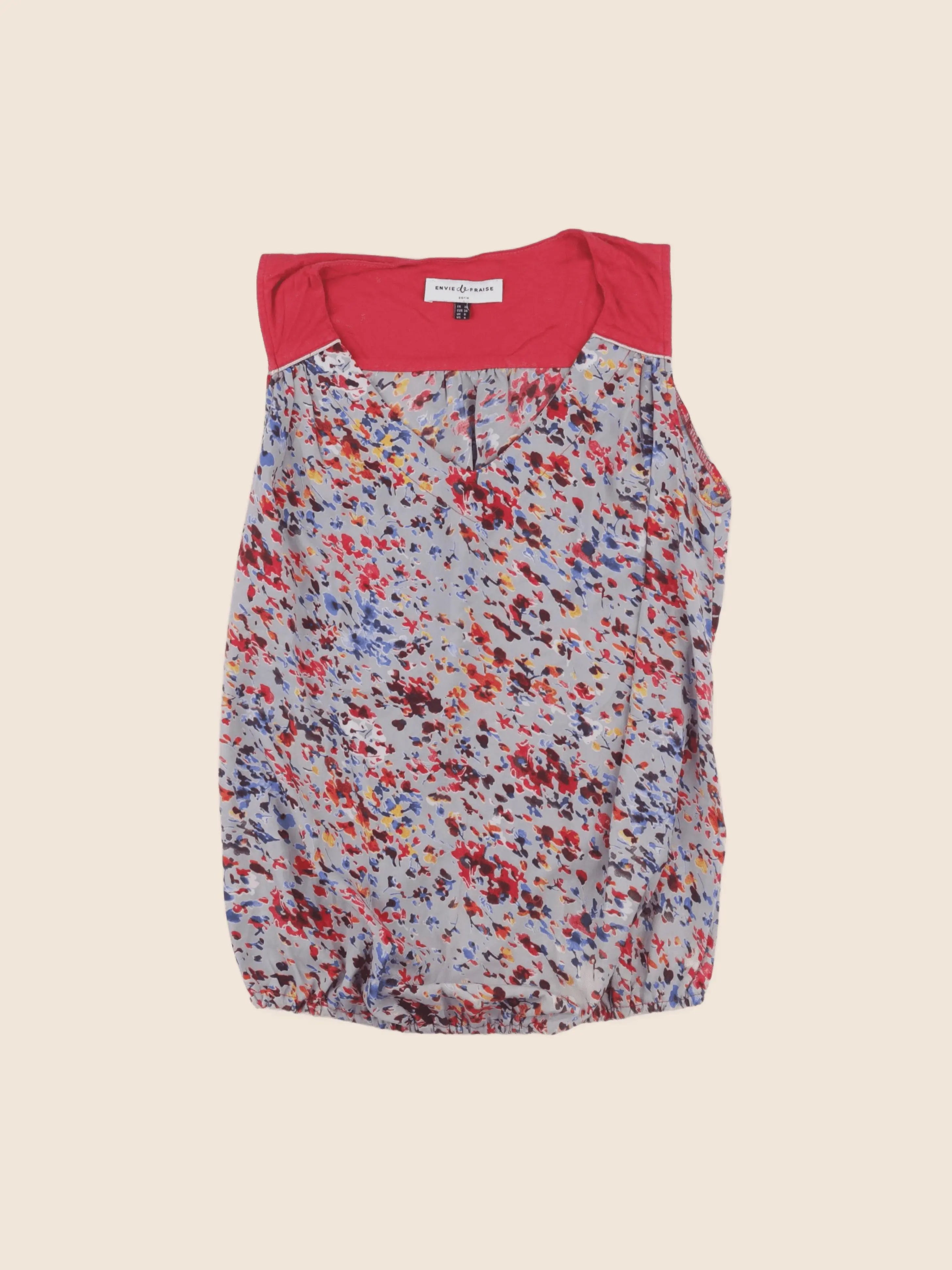 Envie de fraise - blouse grossesse gris - 34 à 36