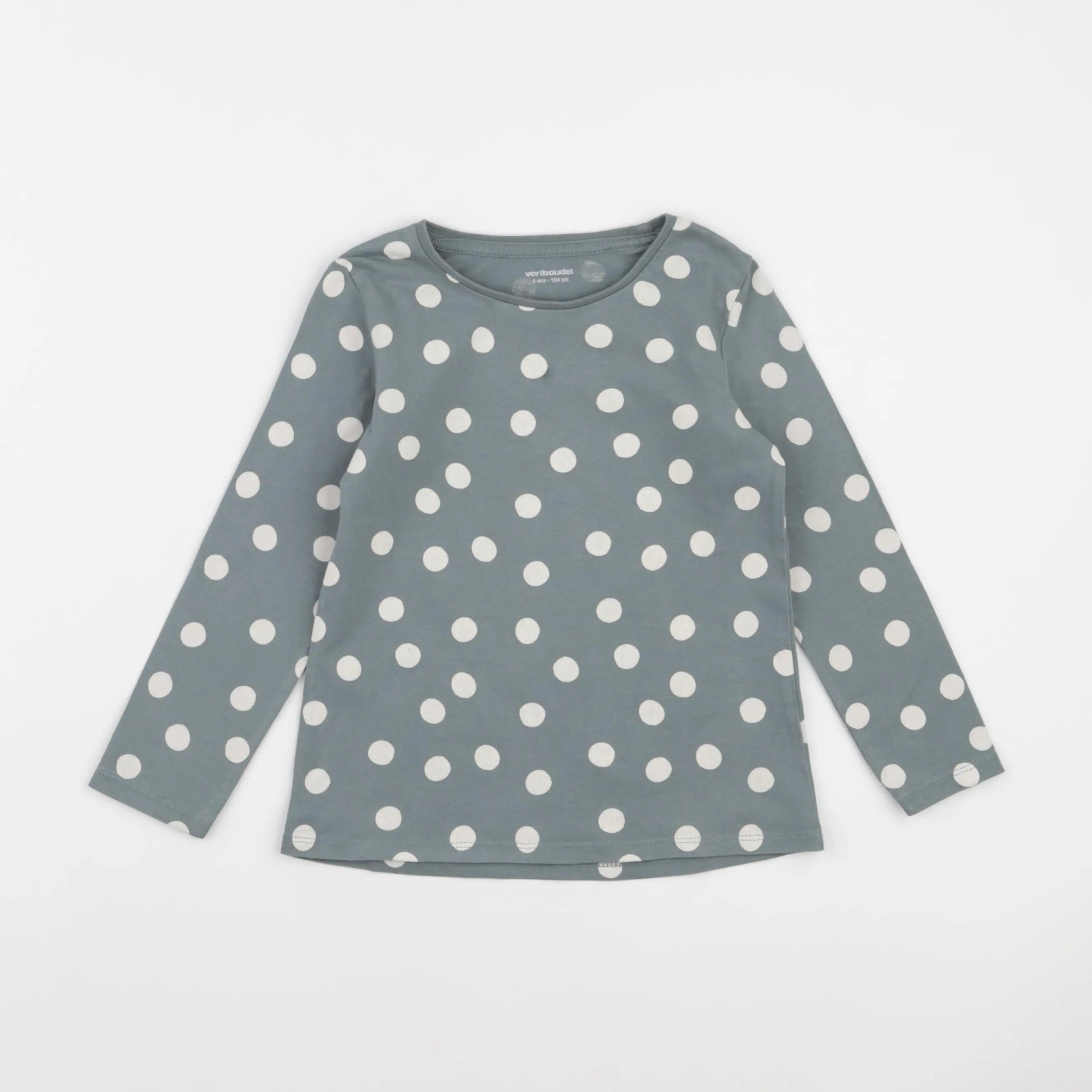 Vertbaudet - tee-shirt bleu - 4 ans