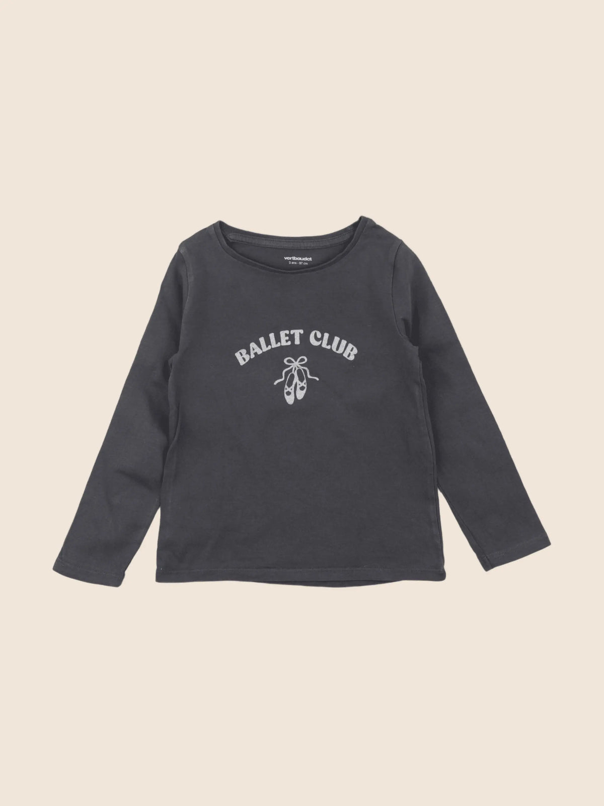 Vertbaudet - tee-shirt gris - 3 ans