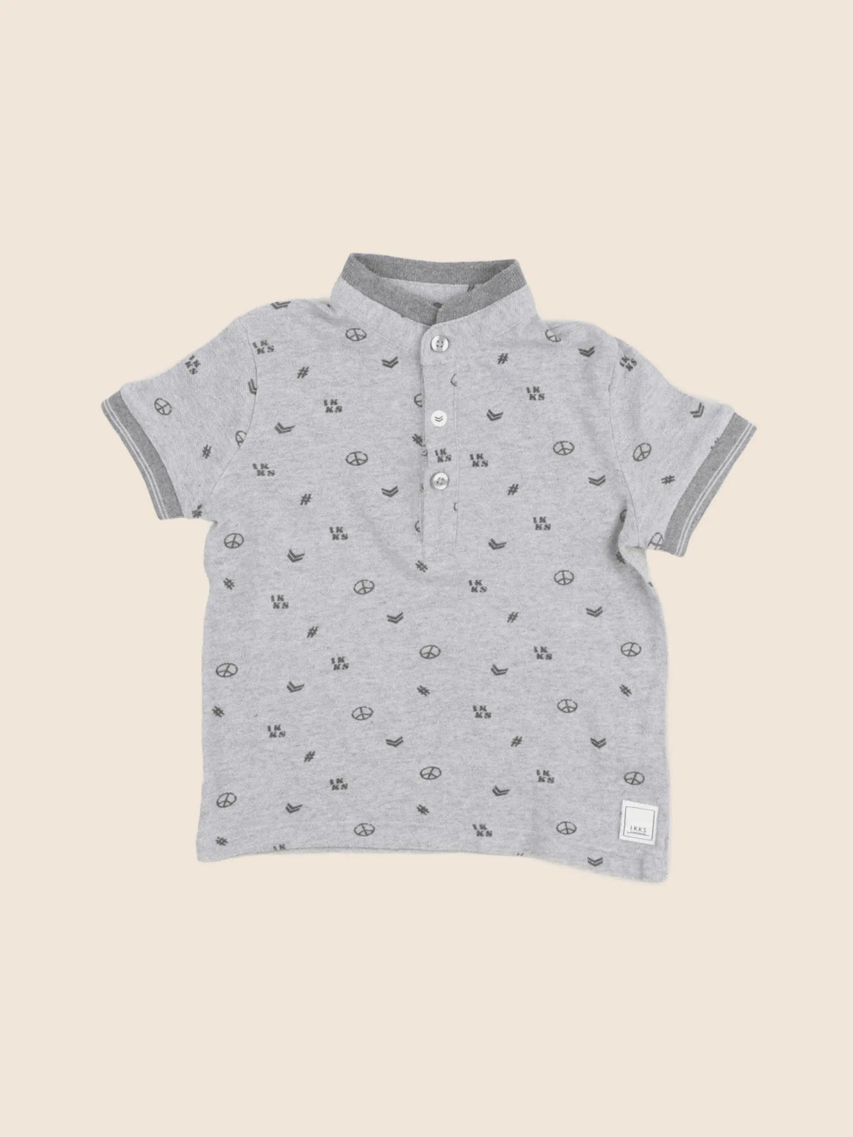 IKKS - polo gris - 18 mois