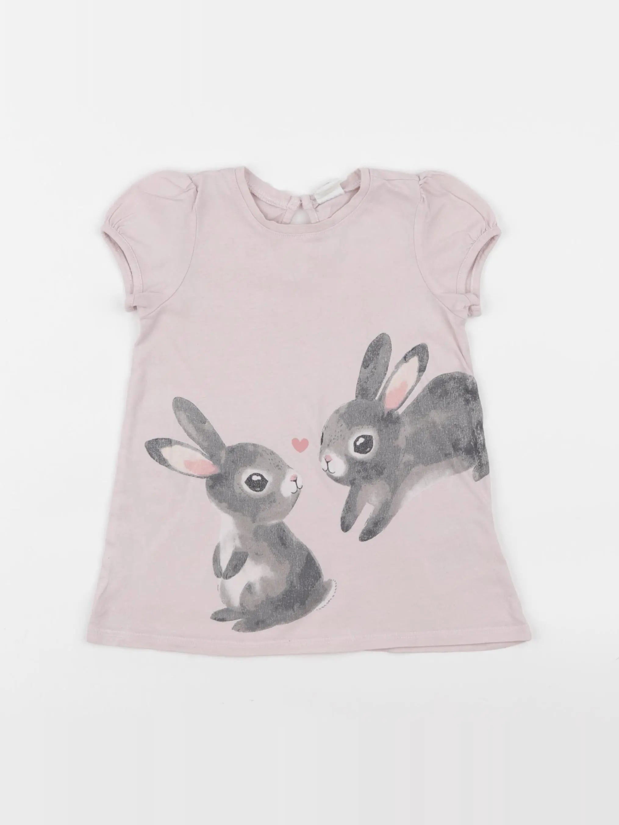 H&M - robe rose - 18/24 mois