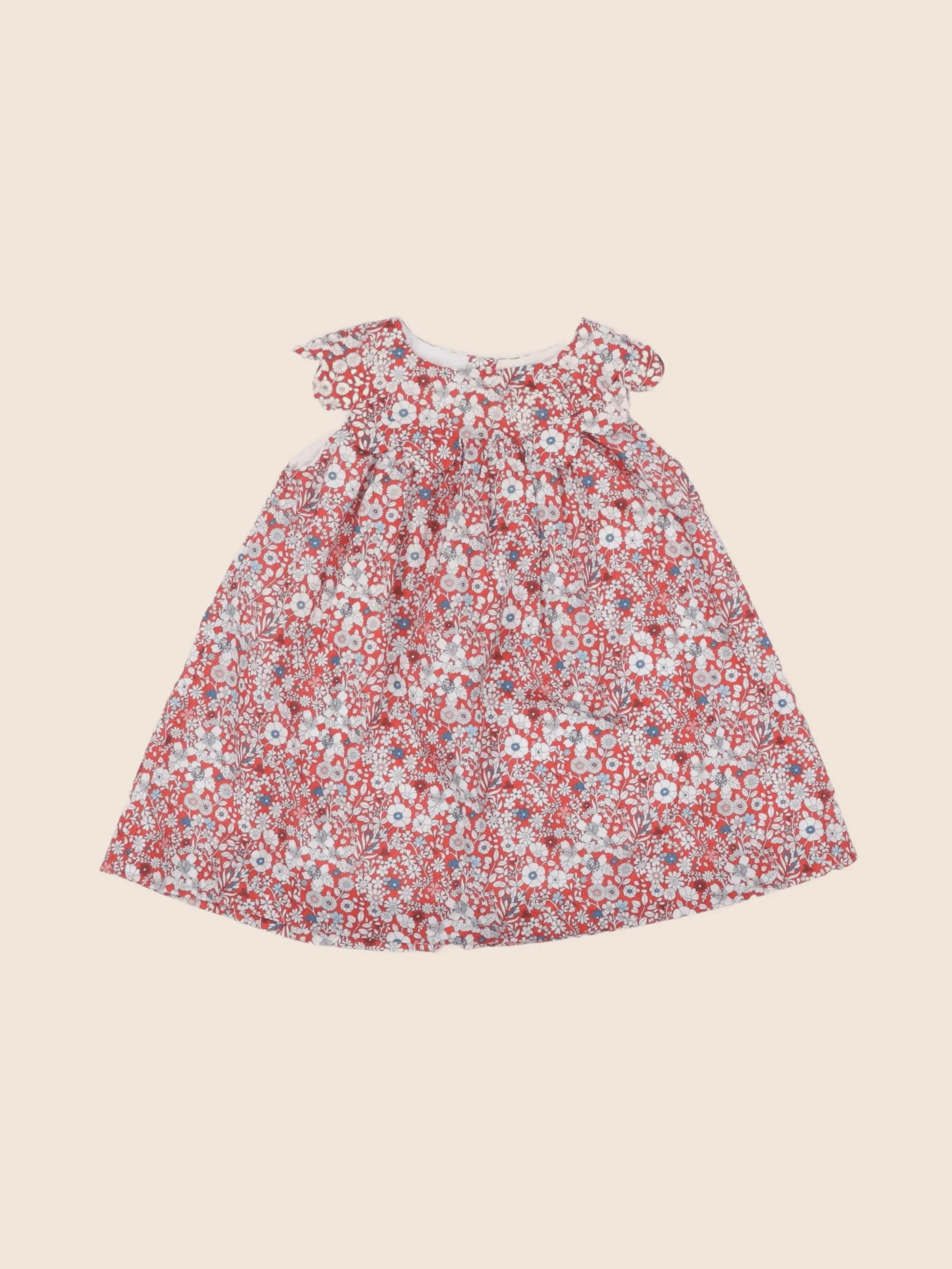 Jacadi - robe liberty multicolore - 6 mois