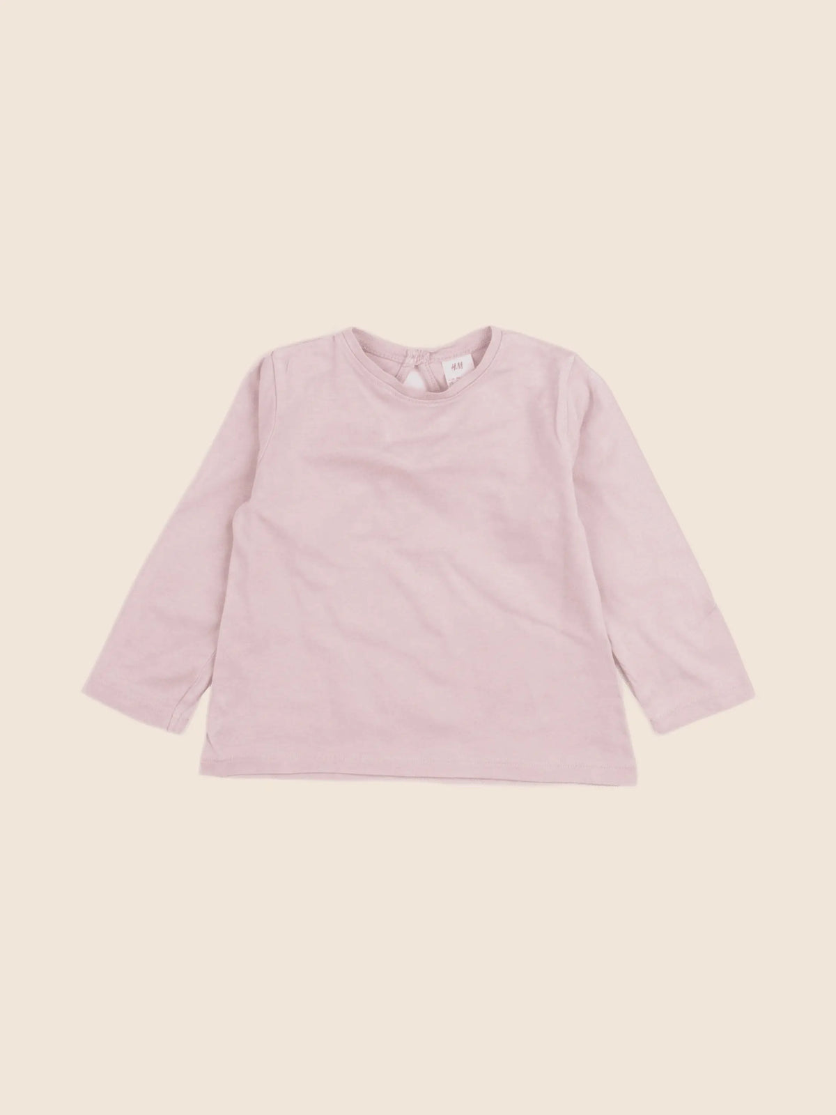 H&M - tee-shirt rose - 12/18 mois