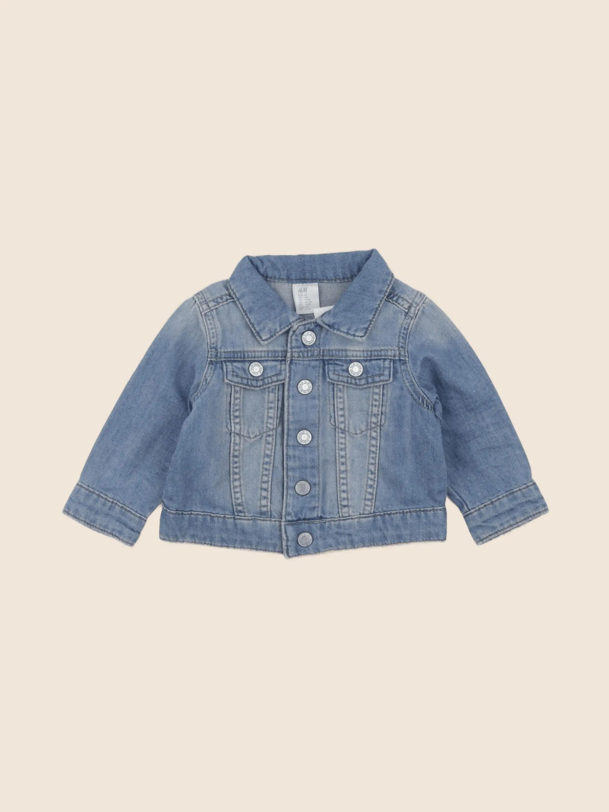 H&M - veste bleu - 6 mois