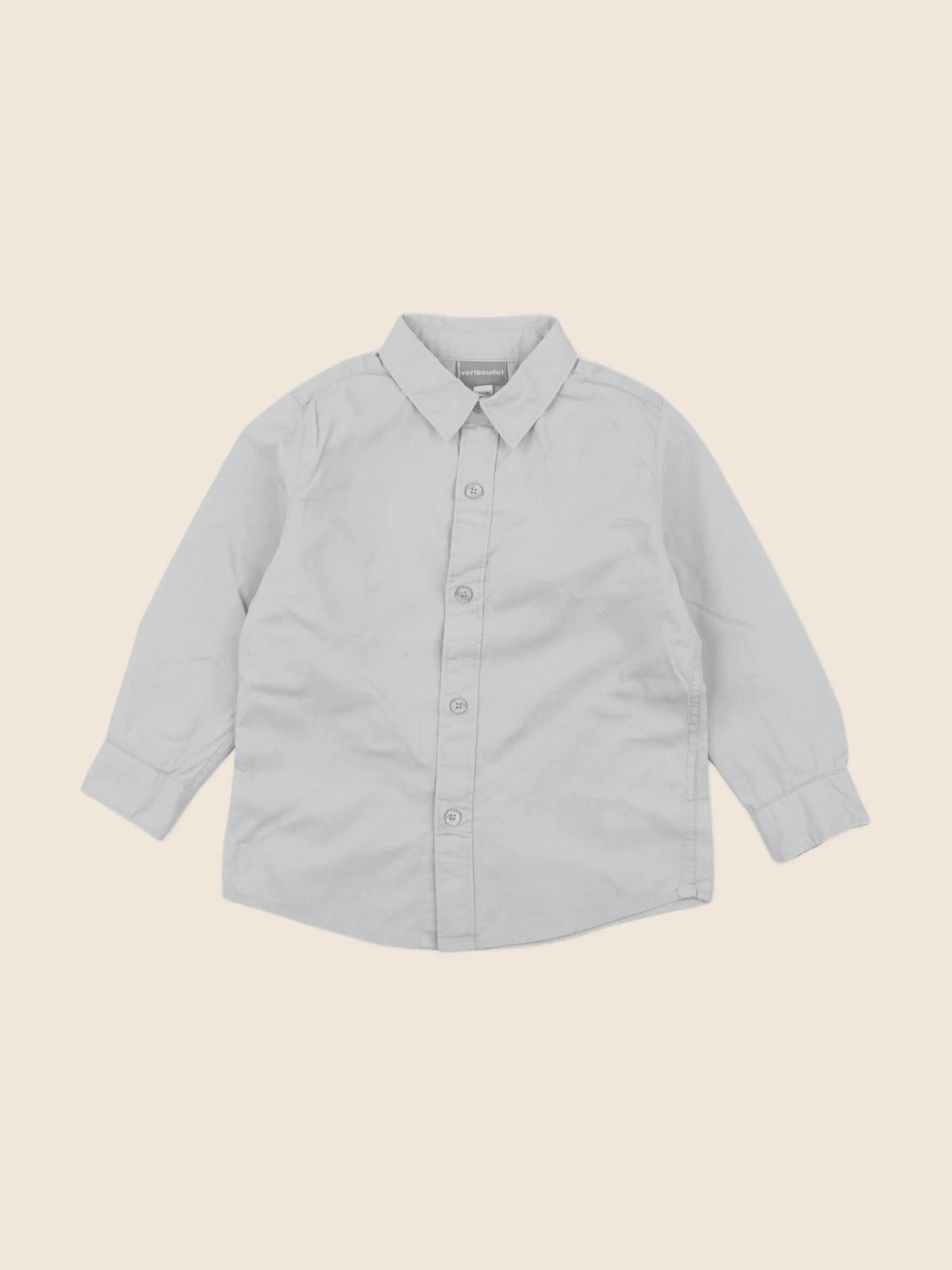 Vertbaudet - chemise gris - 3 ans