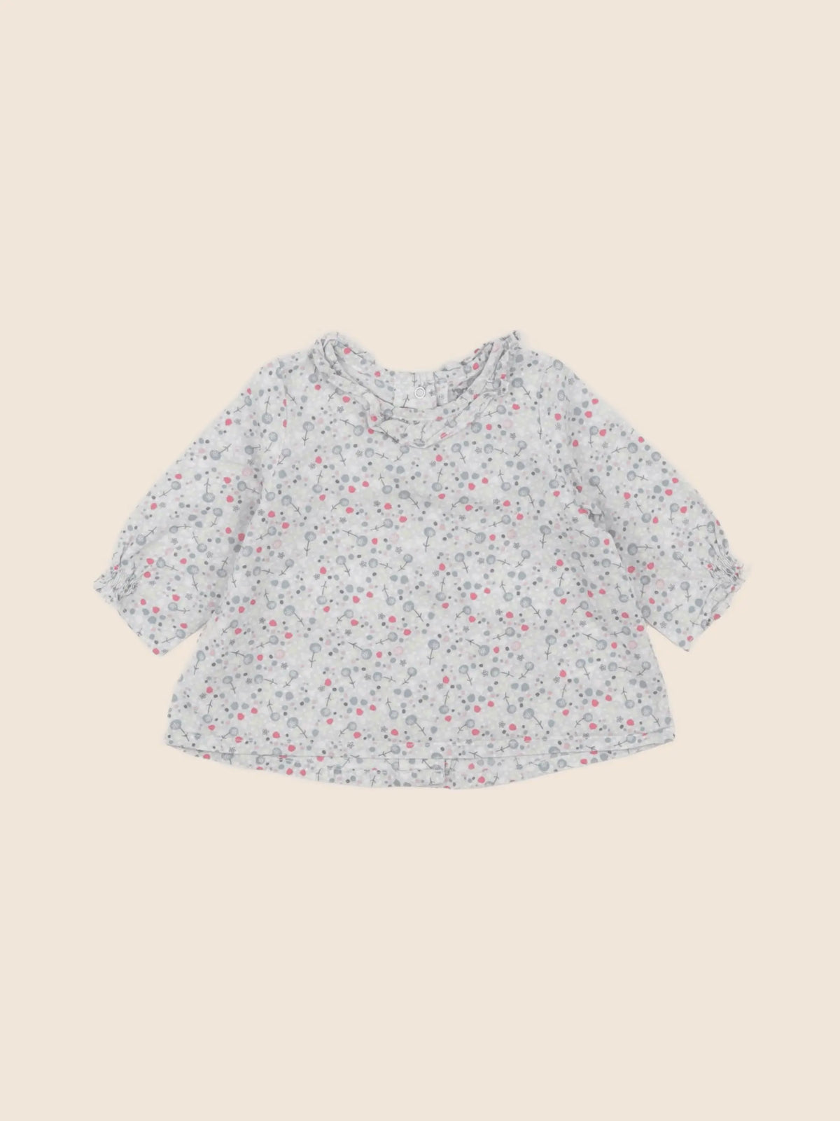 Vertbaudet - blouse gris - 3 mois