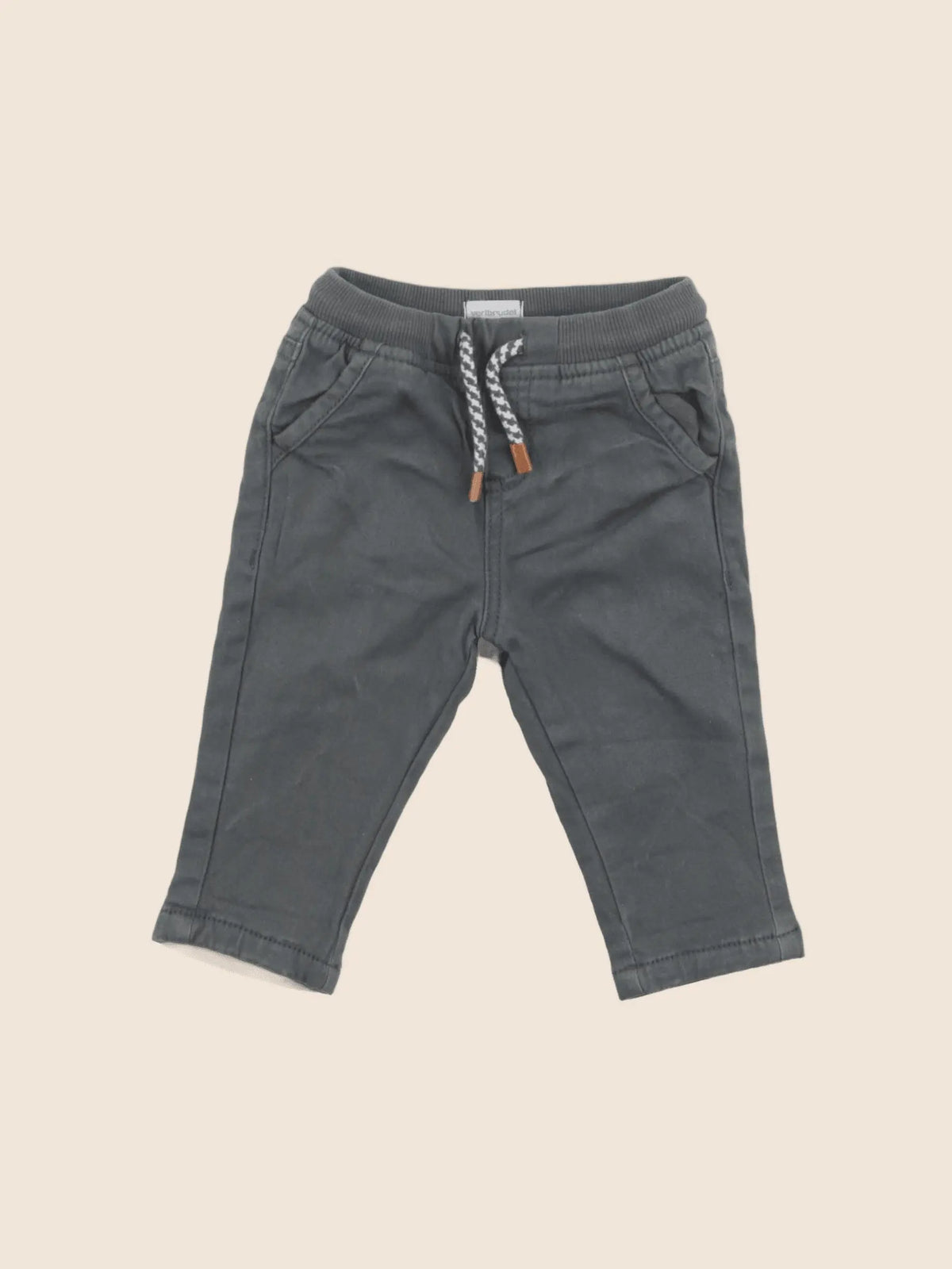 Vertbaudet - pantalon vert - 6 mois