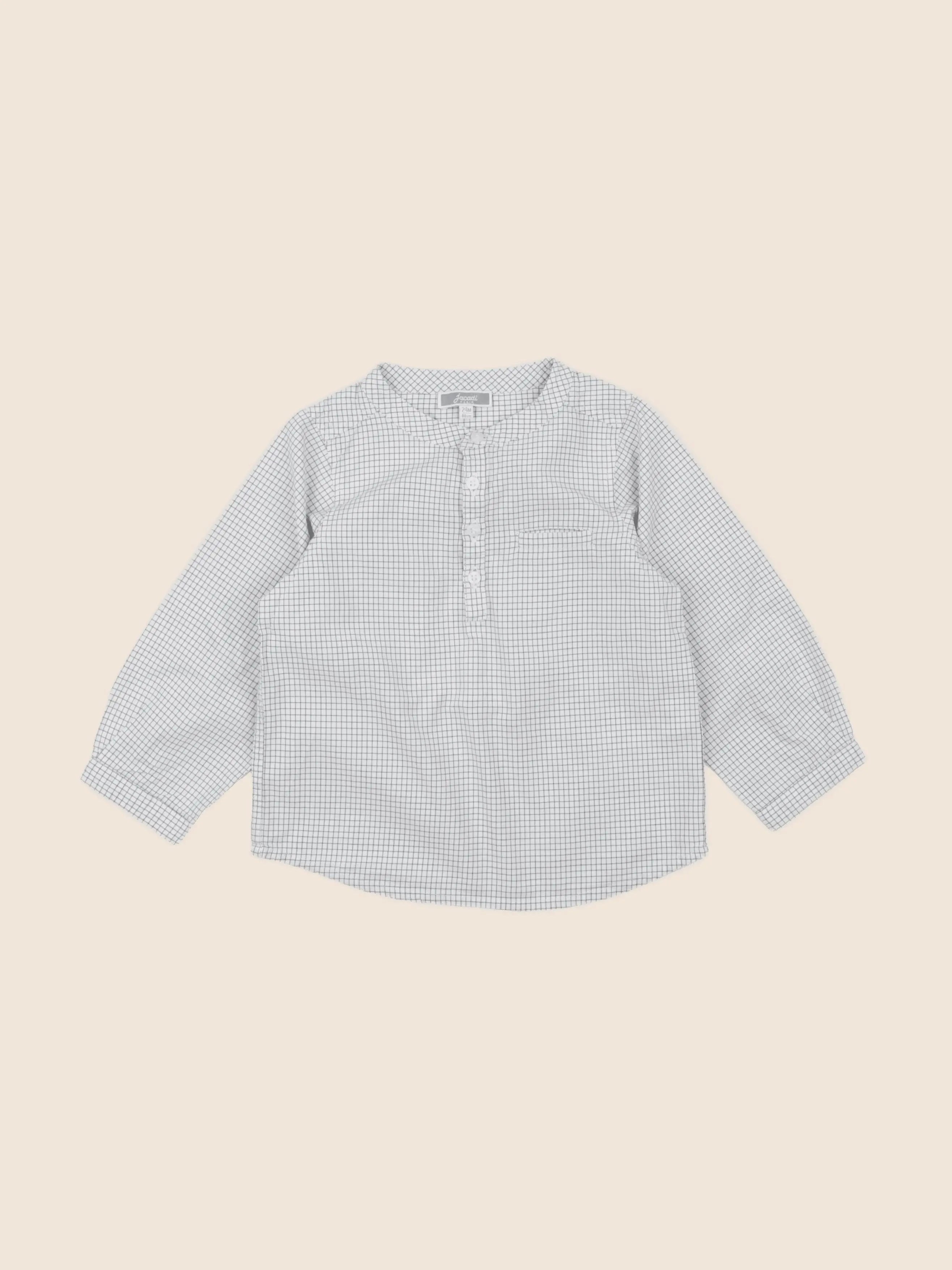 Jacadi - chemise gris - 24 mois