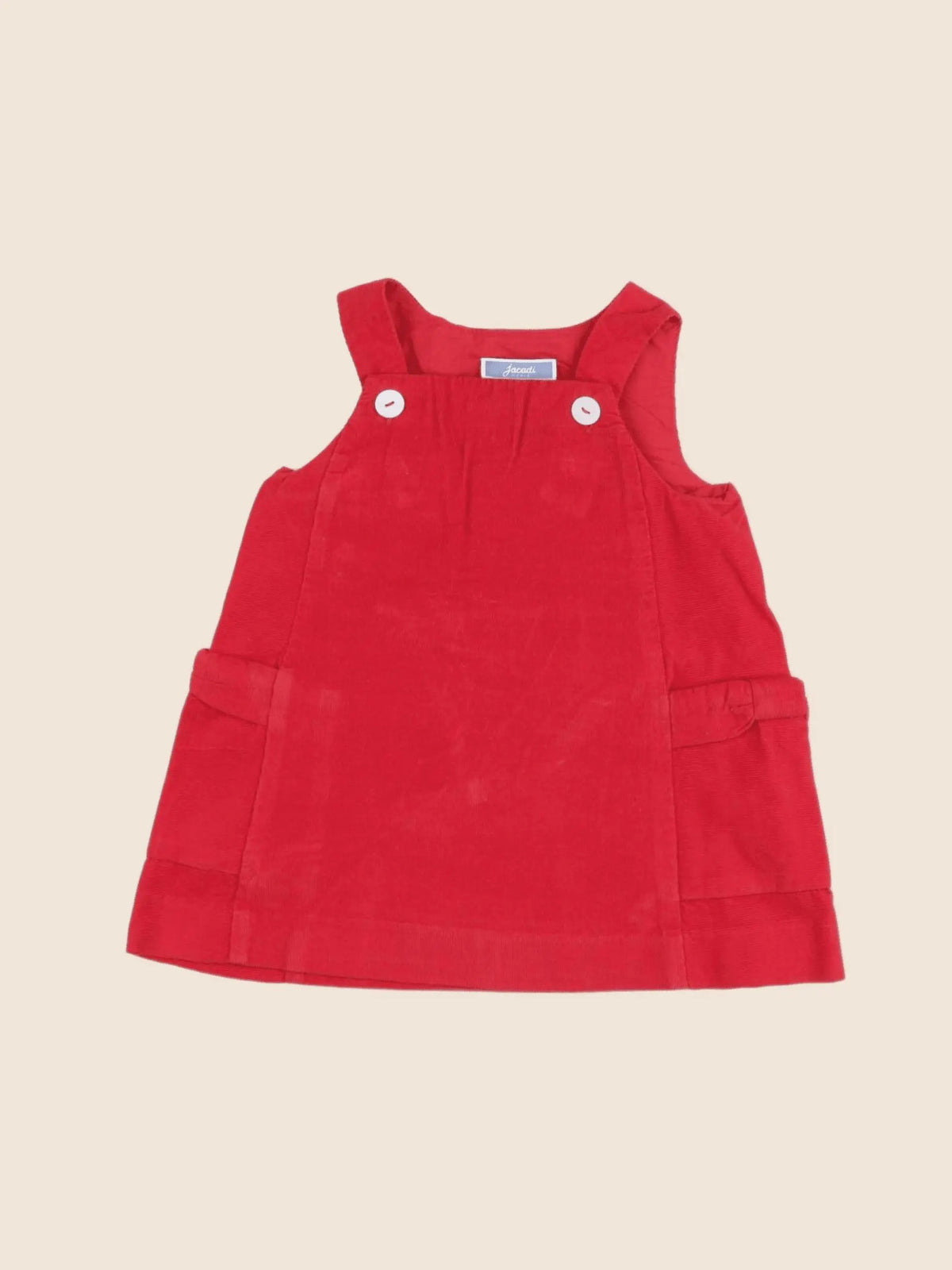Jacadi - robe rouge - 6 mois