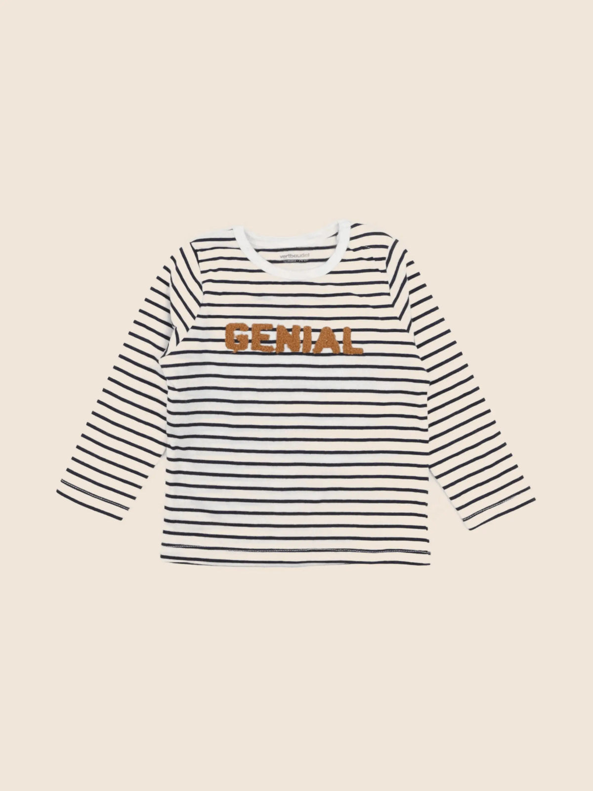 Vertbaudet - tee-shirt bleu - 12 mois