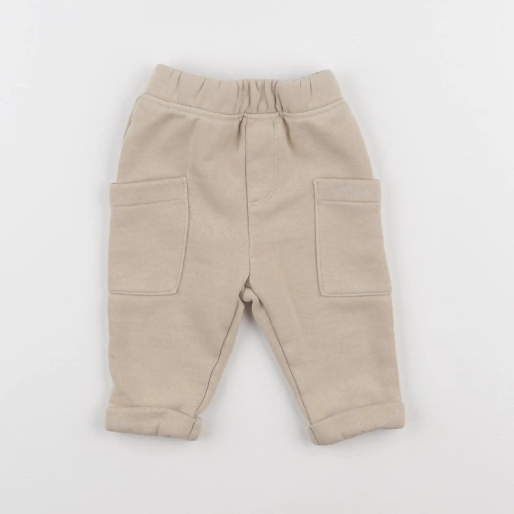 Vertbaudet - jogging beige - 3 mois