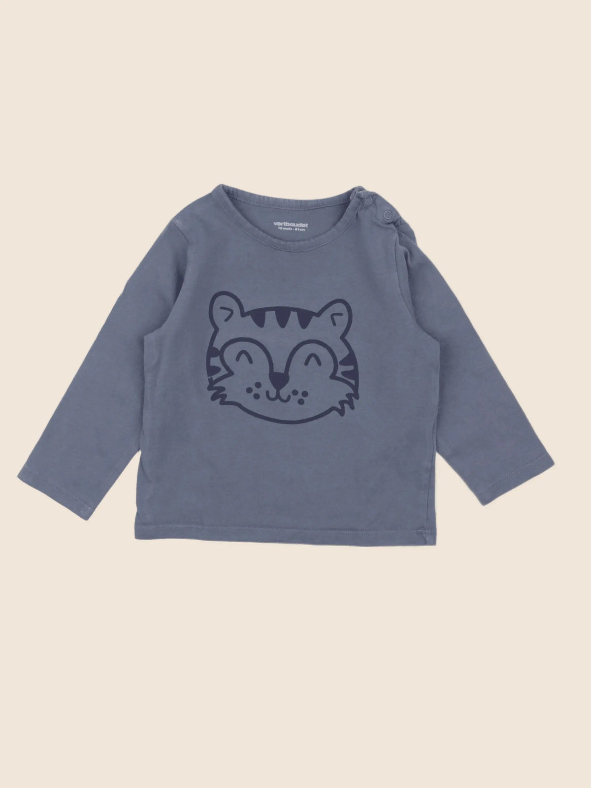 Vertbaudet - tee-shirt gris - 18 mois