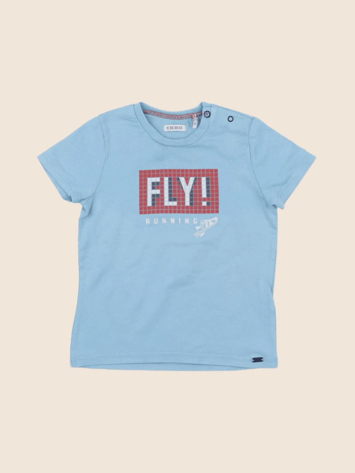 IKKS - tee-shirt bleu - 18 mois