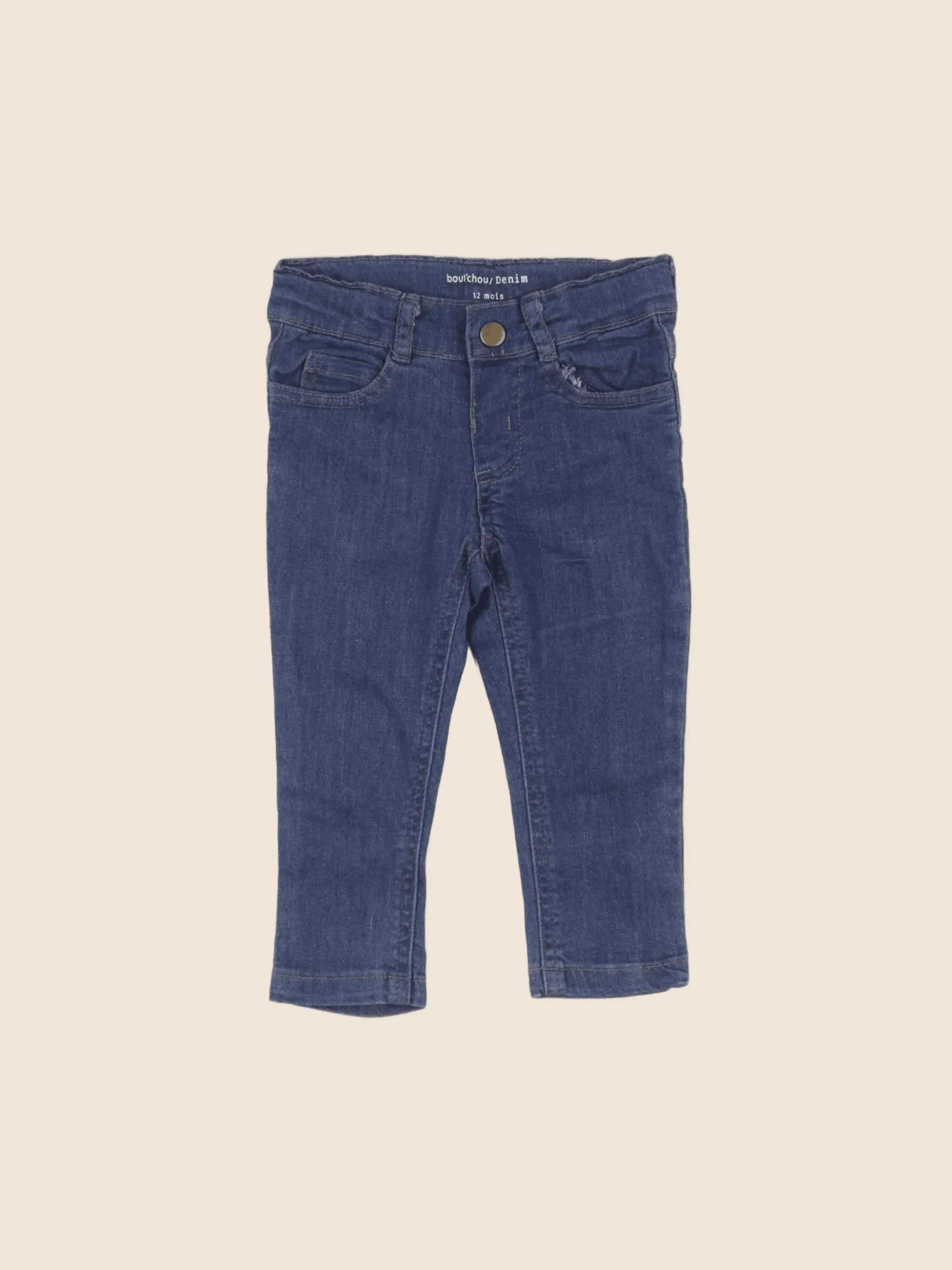 Boutchou - jean bleu - 12 mois