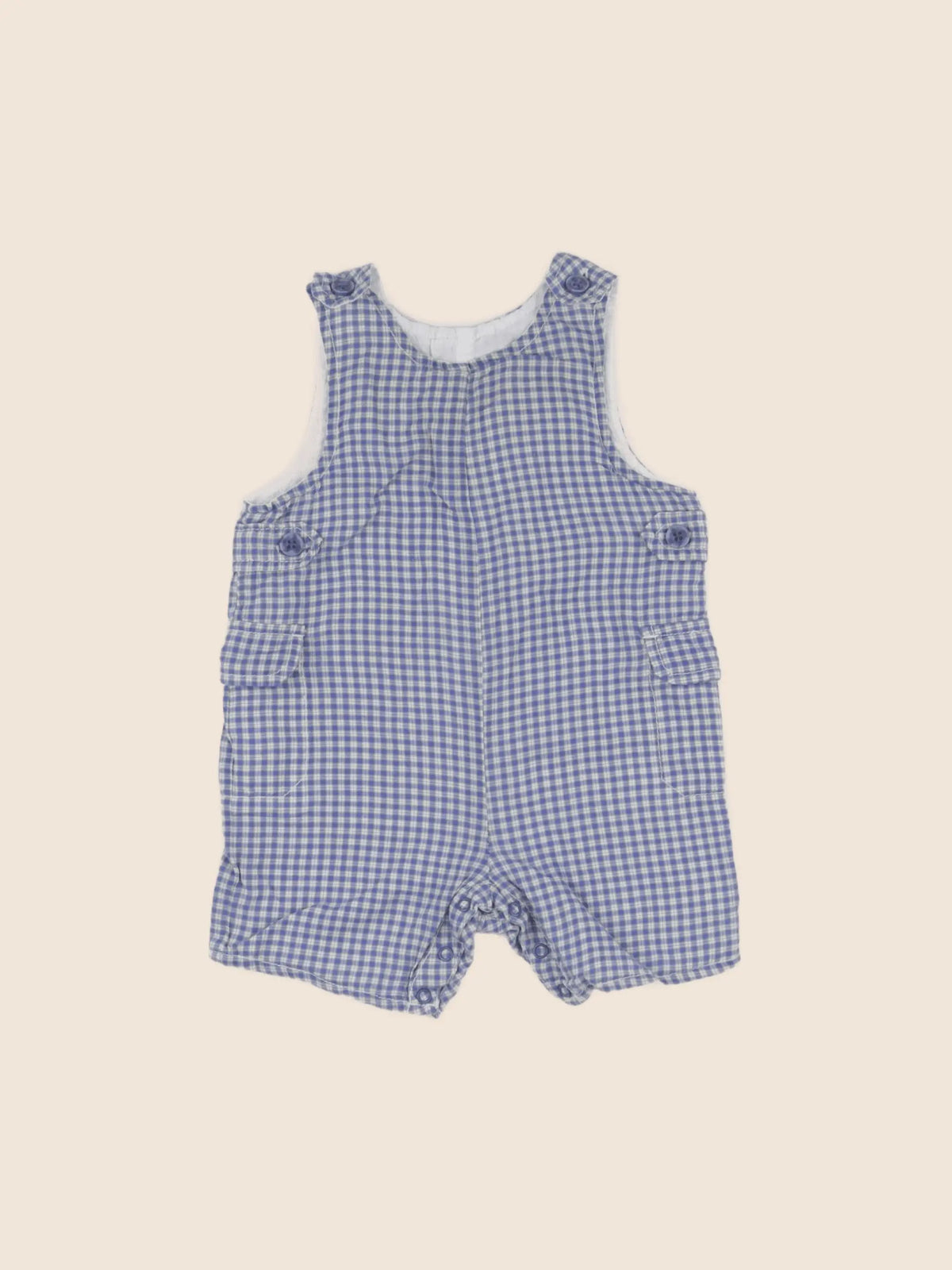 Natalys - salopette bleu - 6 mois