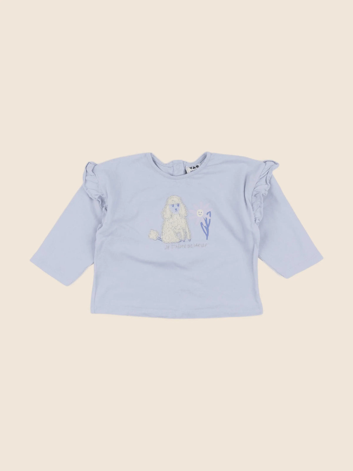 Tape à l'oeil - tee-shirt bleu - 12 mois