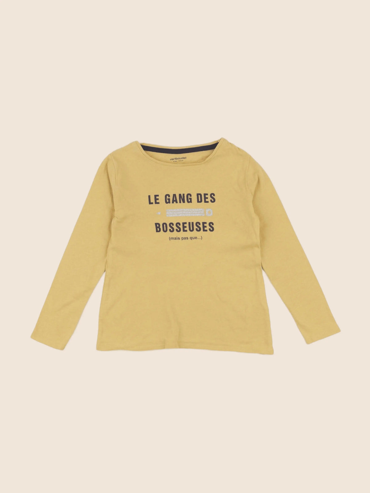 Vertbaudet - tee-shirt jaune - 4 ans