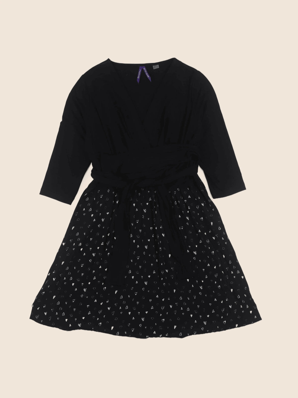 Seraphine - robe allaitement, grossesse noir - 46
