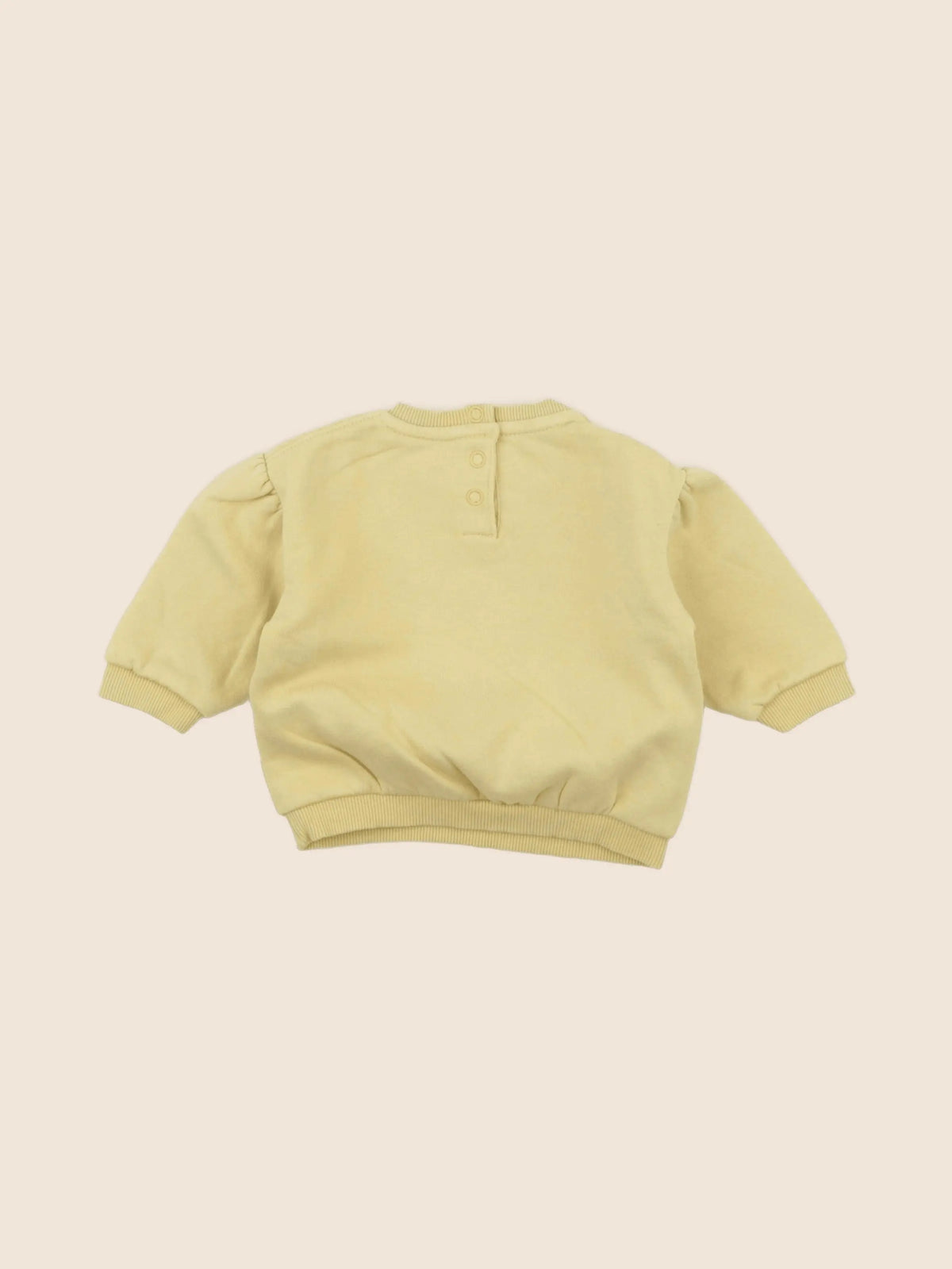 Tape à l'oeil - sweat jaune - 6 mois
