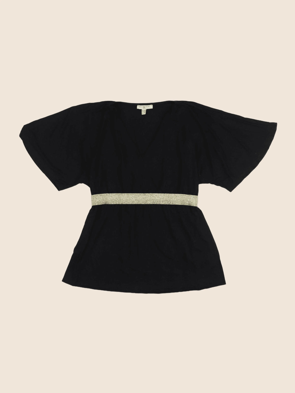 Envie de fraise - blouse grossesse or, noir - 38 à 40