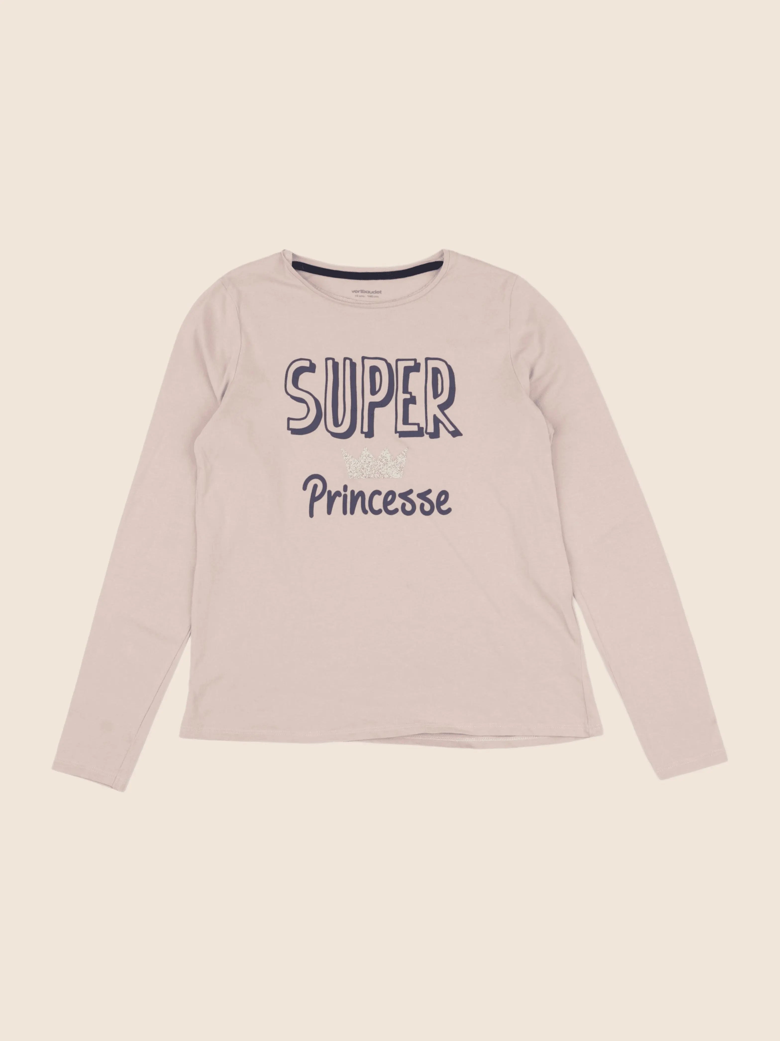 Vertbaudet - tee-shirt rose - 10 ans