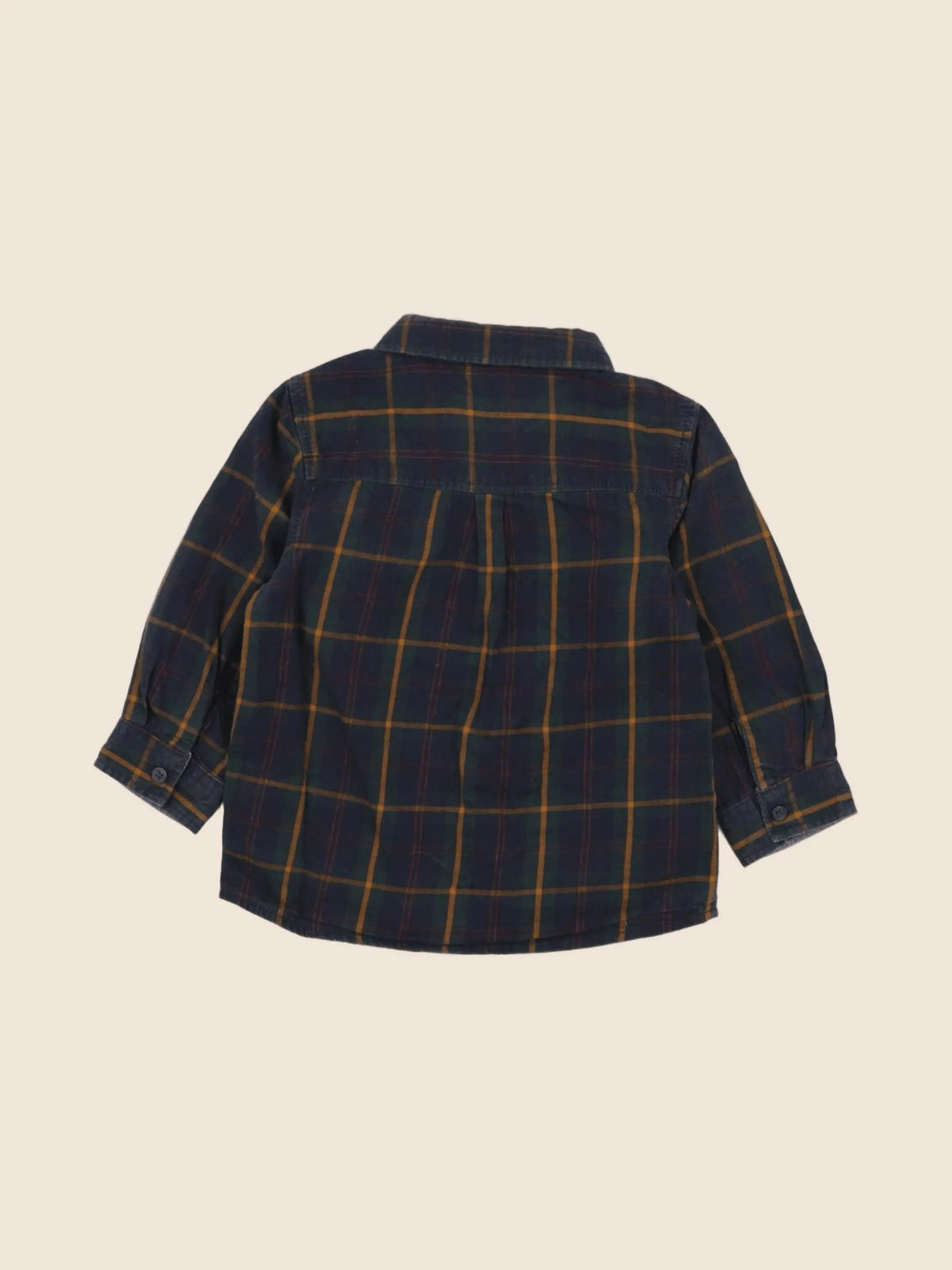 Tape à l'oeil - chemise bleu, vert - 18 mois