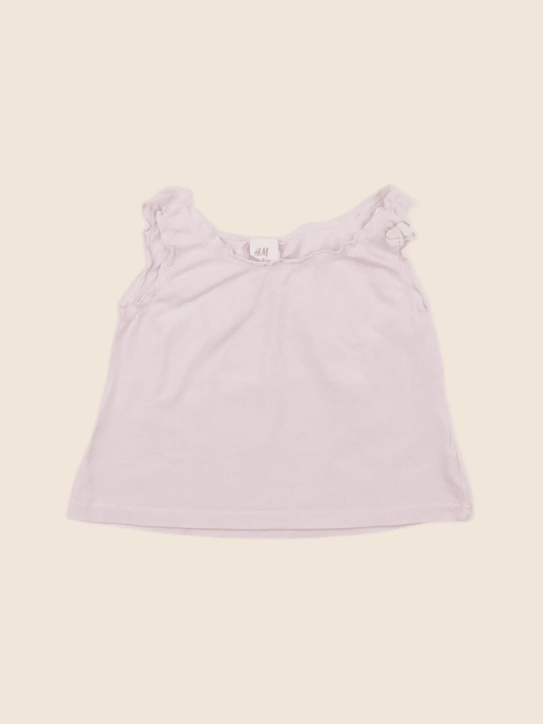 H&M - tee-shirt rose - 3/6 mois