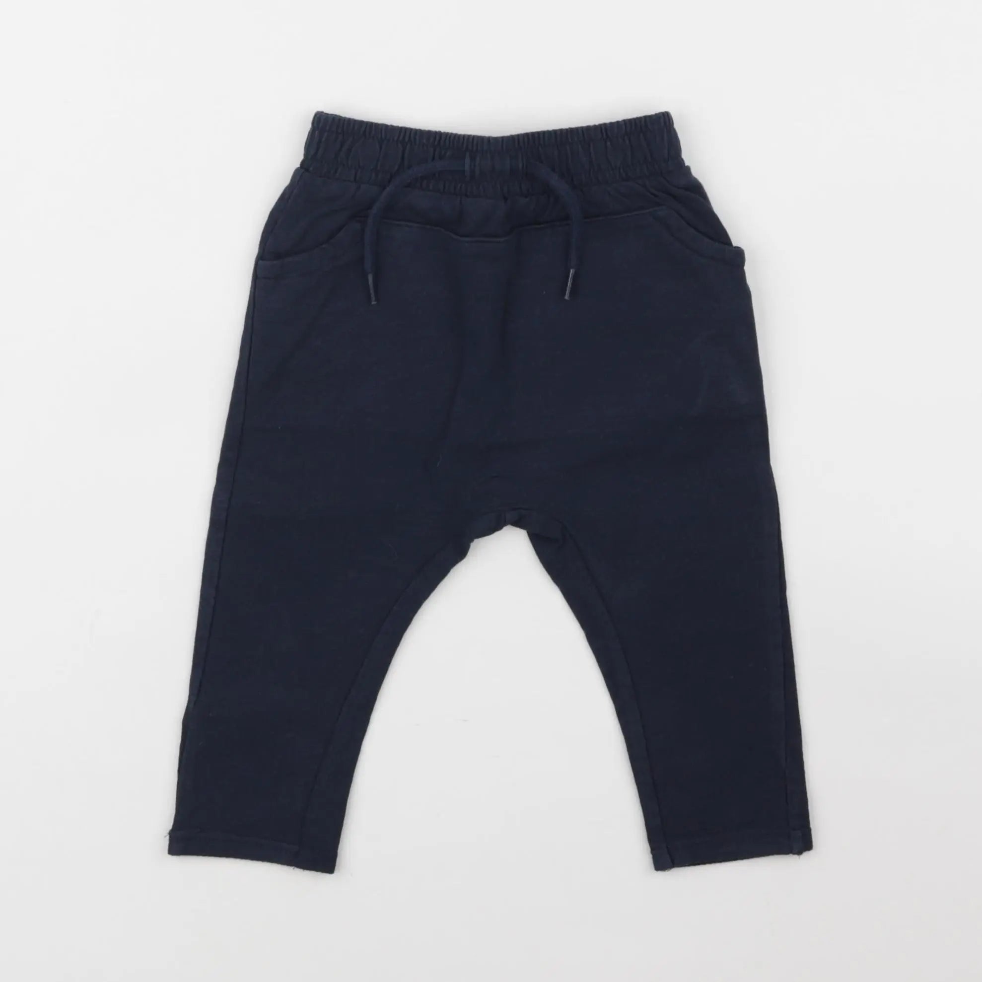 Vertbaudet - sarouel bleu - 6 mois
