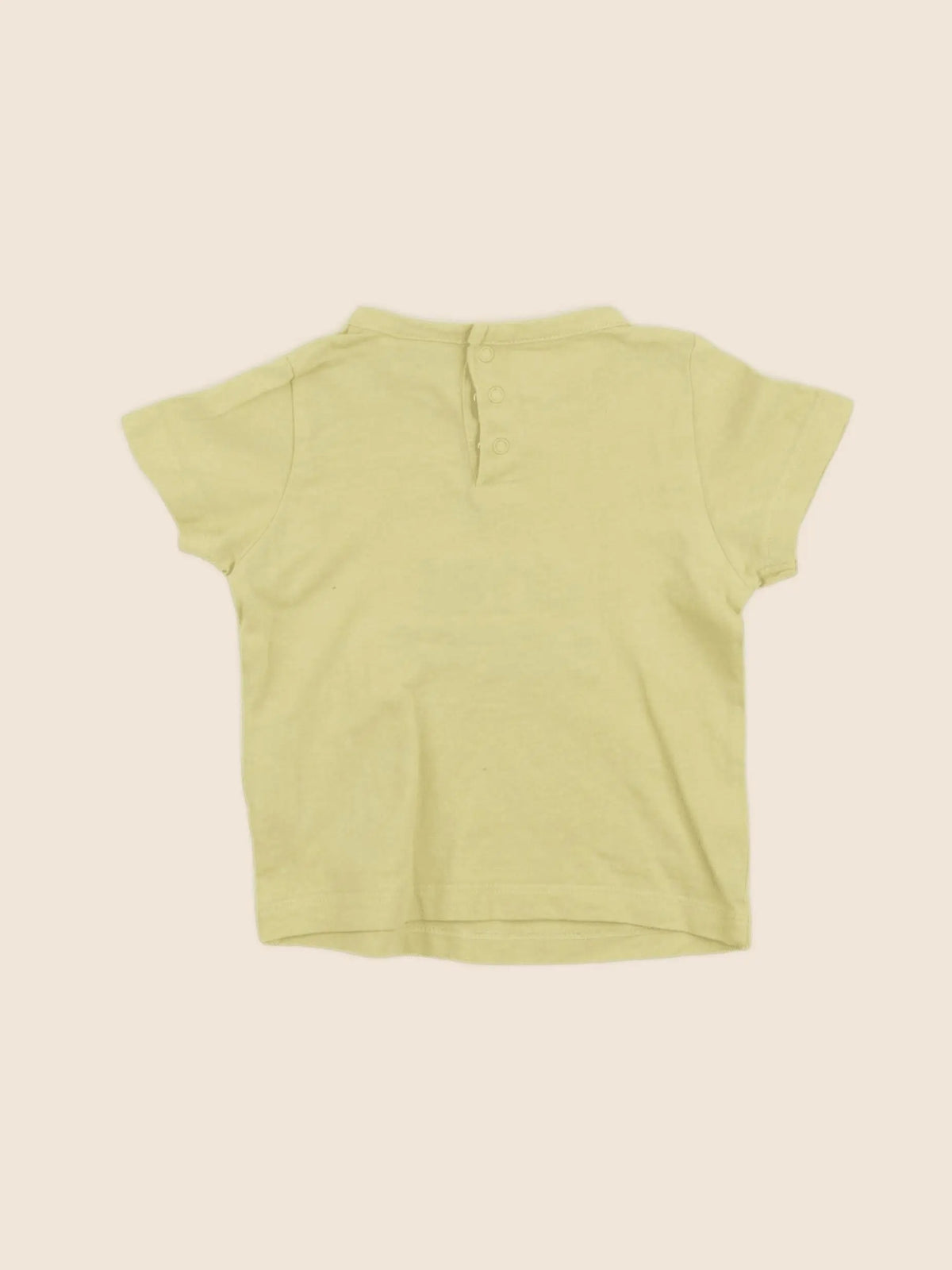 Tape à l'oeil - tee-shirt jaune - 12 mois