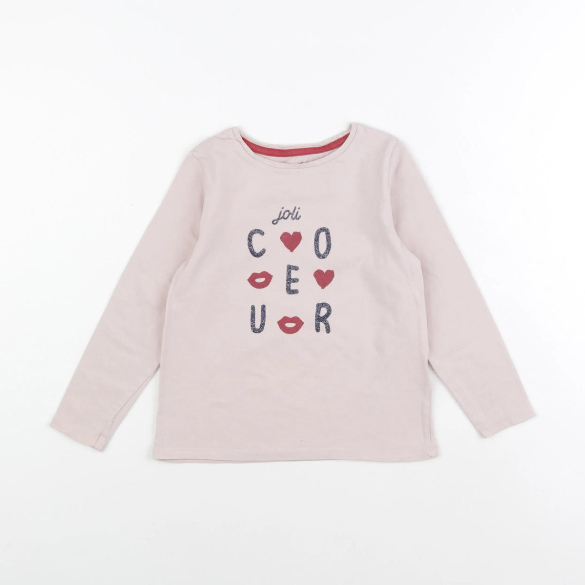 Vertbaudet - tee-shirt rose - 6 ans