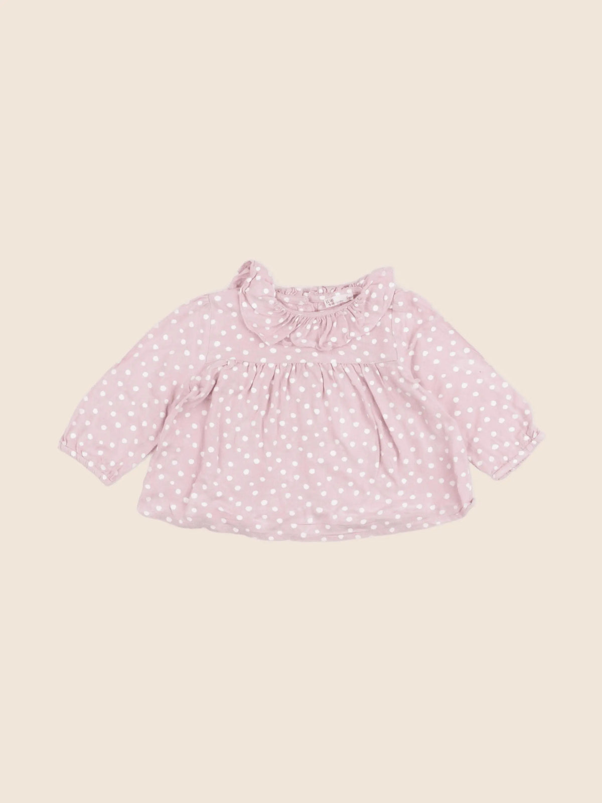 Little Cigogne - blouse rose - 9 mois