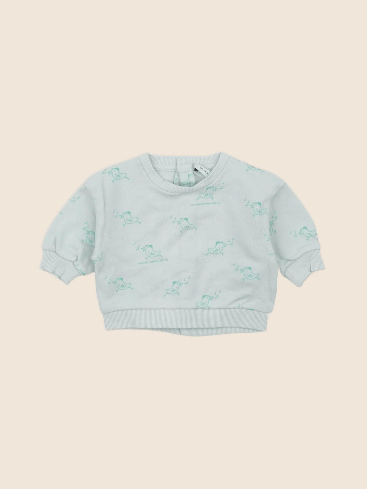 Tape à l'oeil - sweat bleu - 3 mois