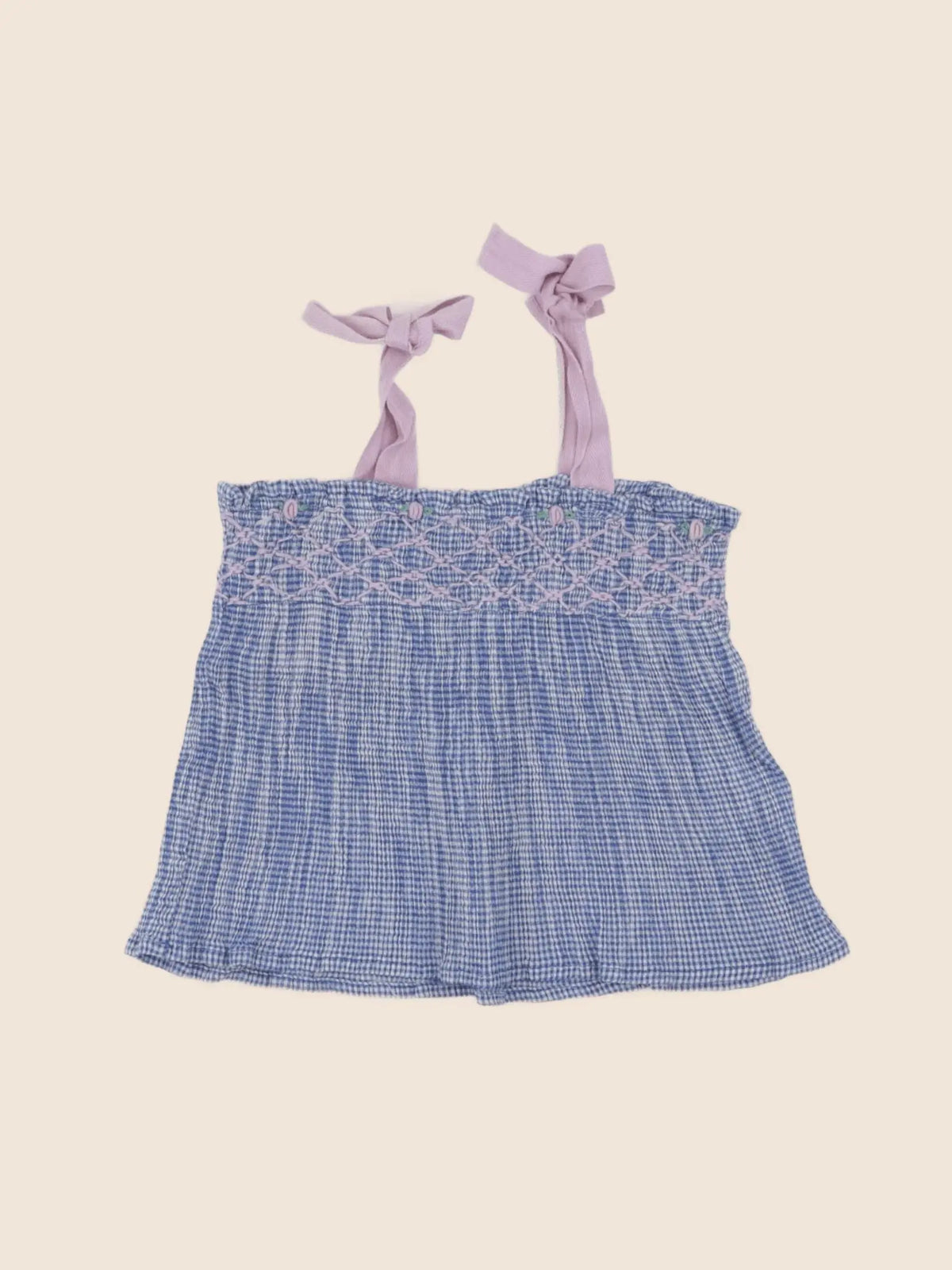 Emile et Ida - blouse bleu - 6 mois