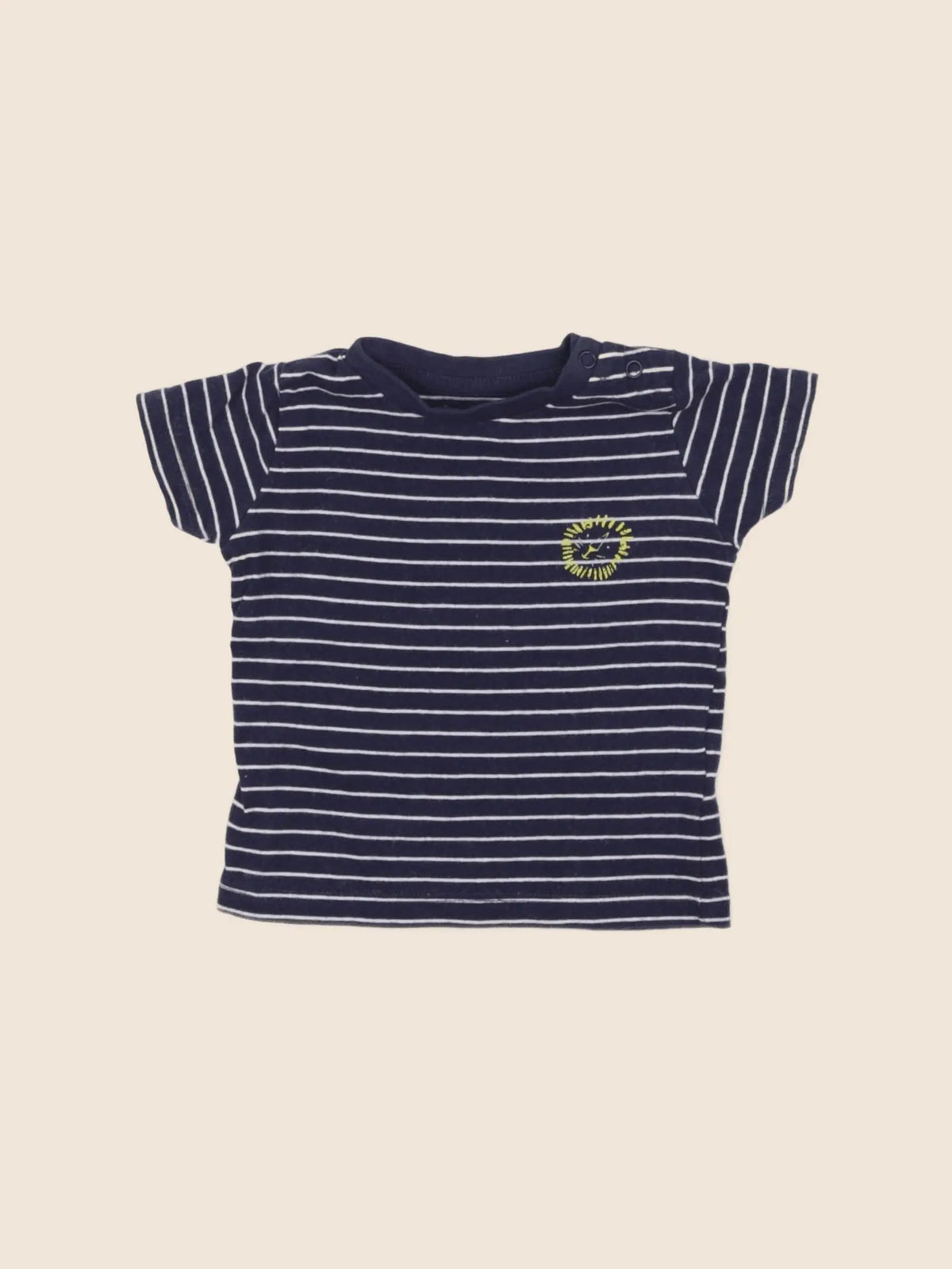 Vertbaudet - tee-shirt bleu - 3 mois