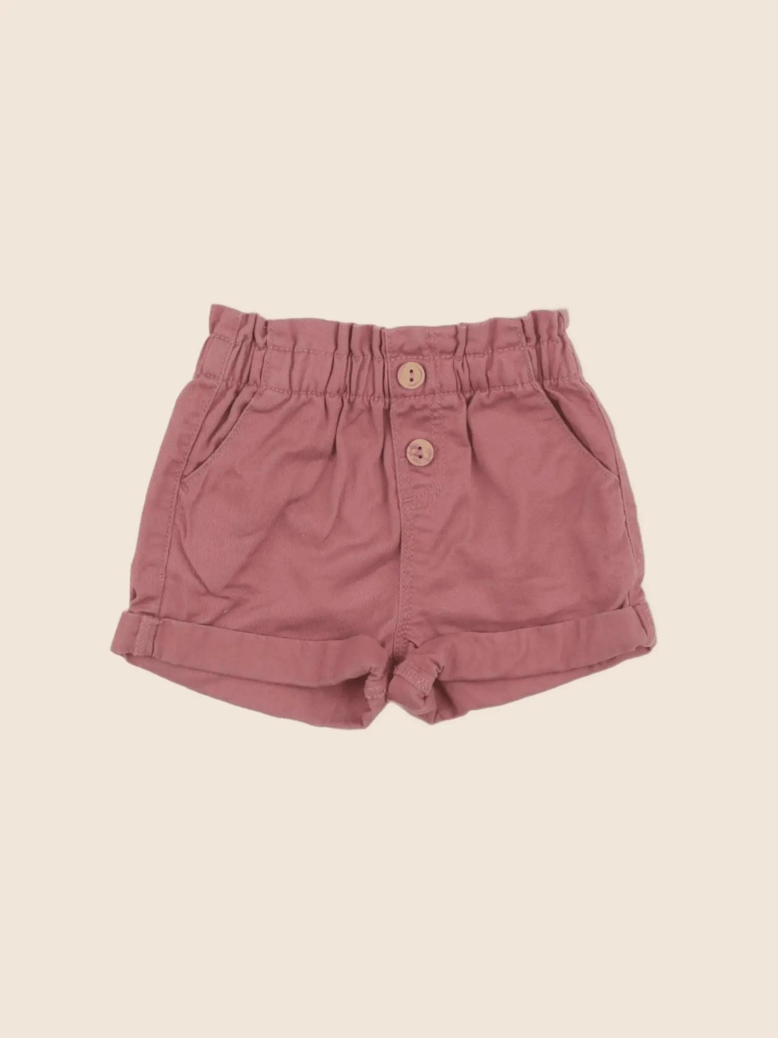 Vertbaudet - short rose - 12 mois