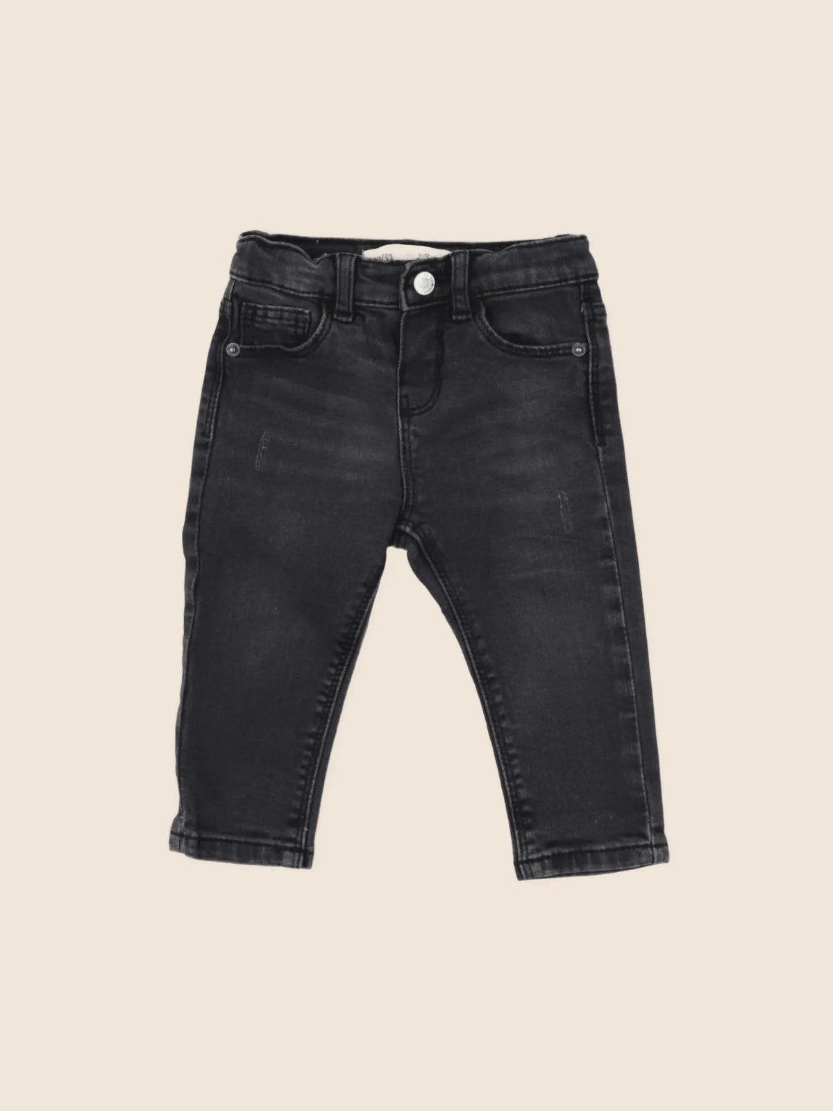 Zara - jean noir - 9/12 mois