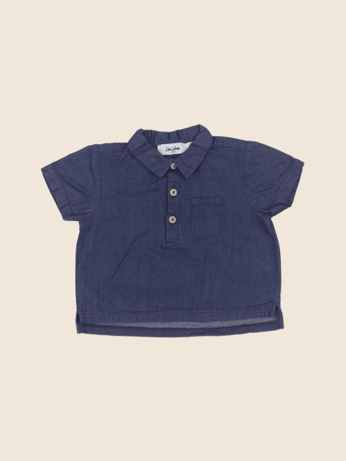 Les Lutins Paris - chemise bleu - 6 mois