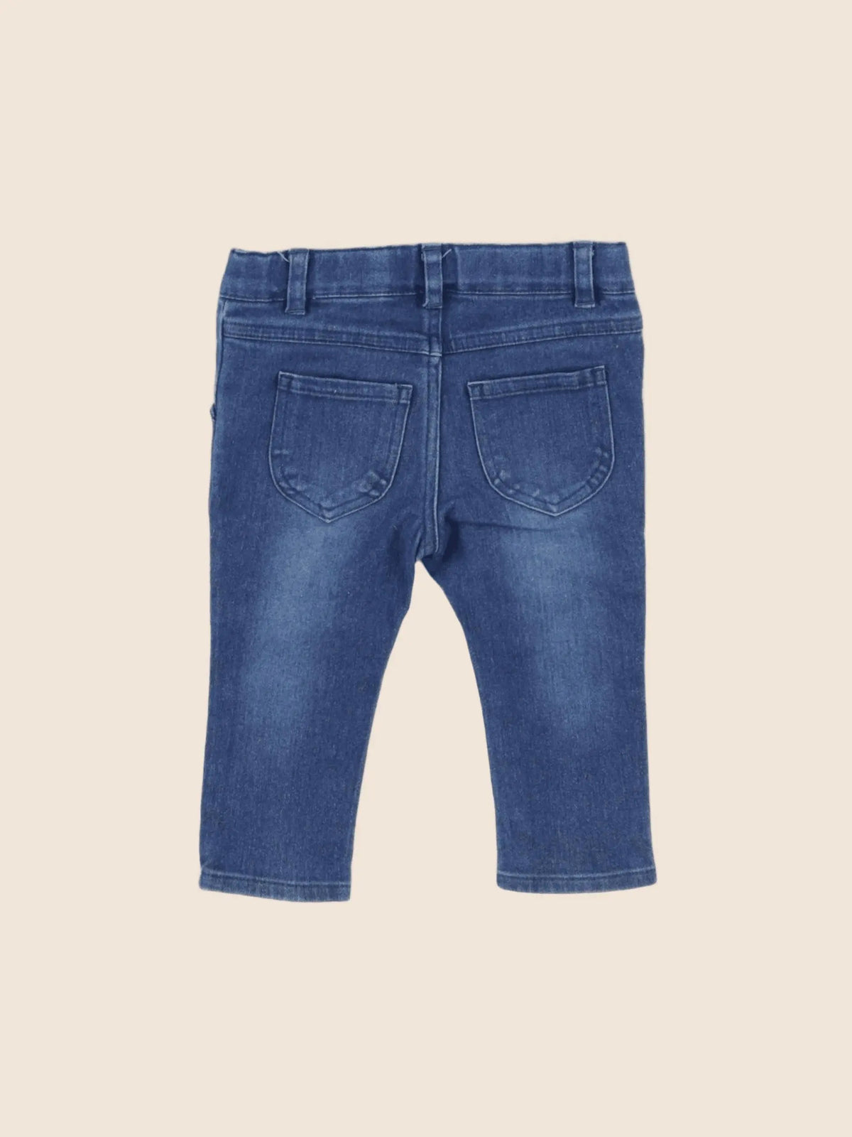 Vertbaudet - jegging bleu - 9 mois