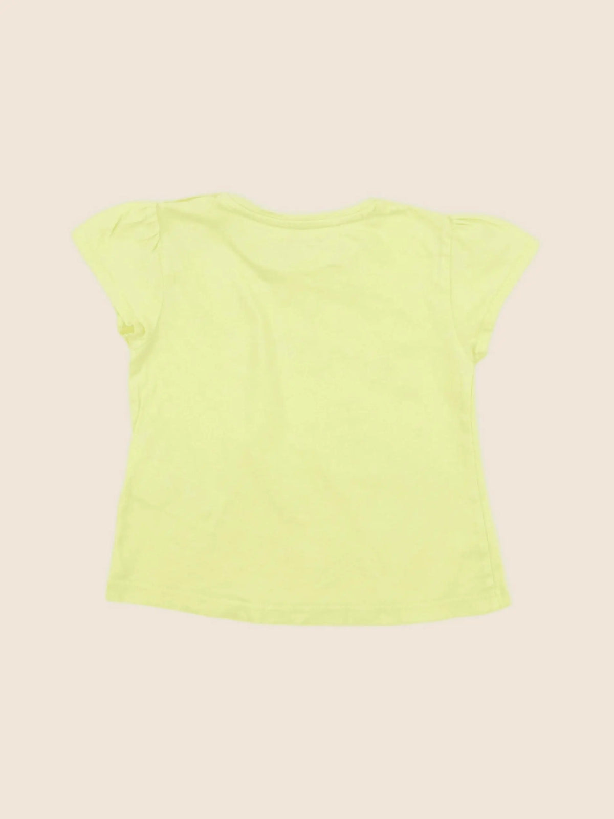 Vertbaudet - tee-shirt jaune - 18 mois